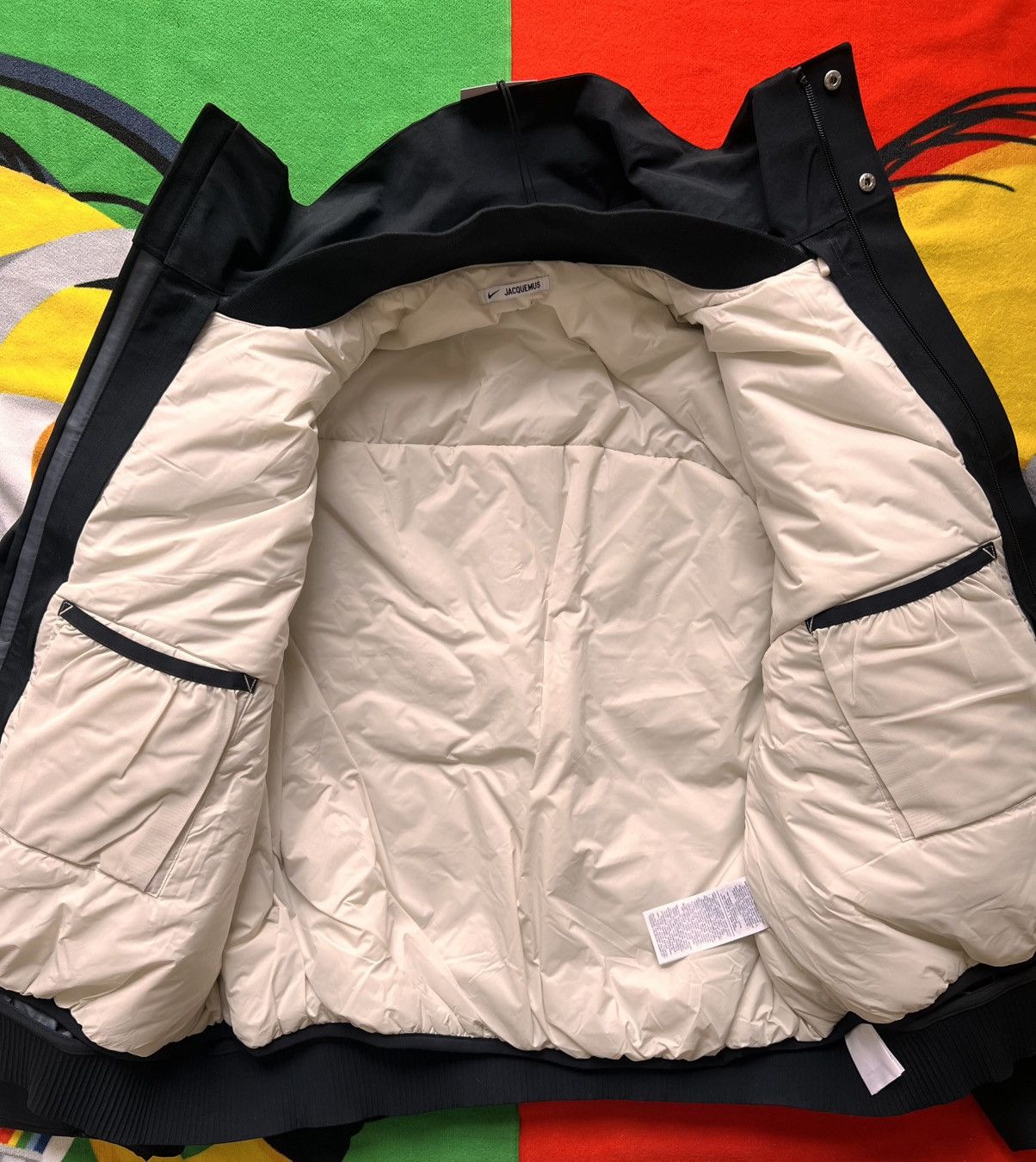 Jacquemus × Nike M Nike x Jacquemus GORE-TEX Jacket 2-in-1 Black bomber shell Size US M / EU 48-50 / 2 - 12 Thumbnail