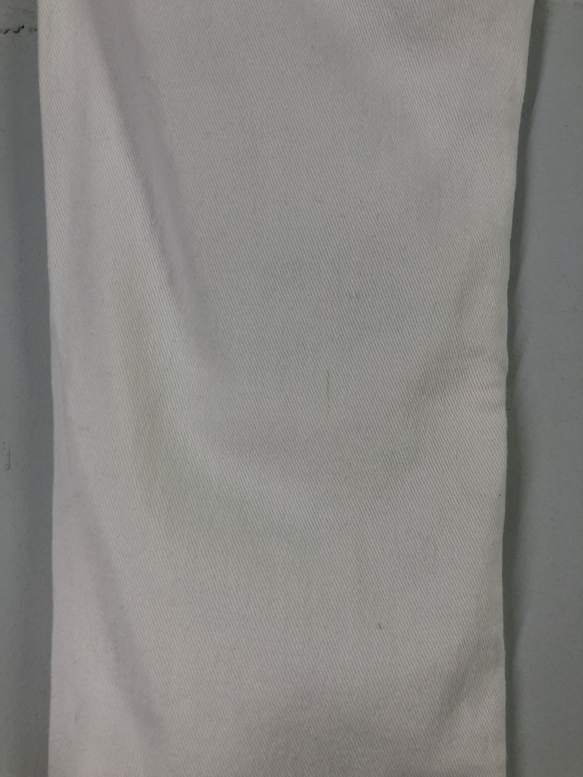 Japanese Brand Japanese Brand Glad News Distressed Flare White Jeans Size US 33 - 17 Thumbnail