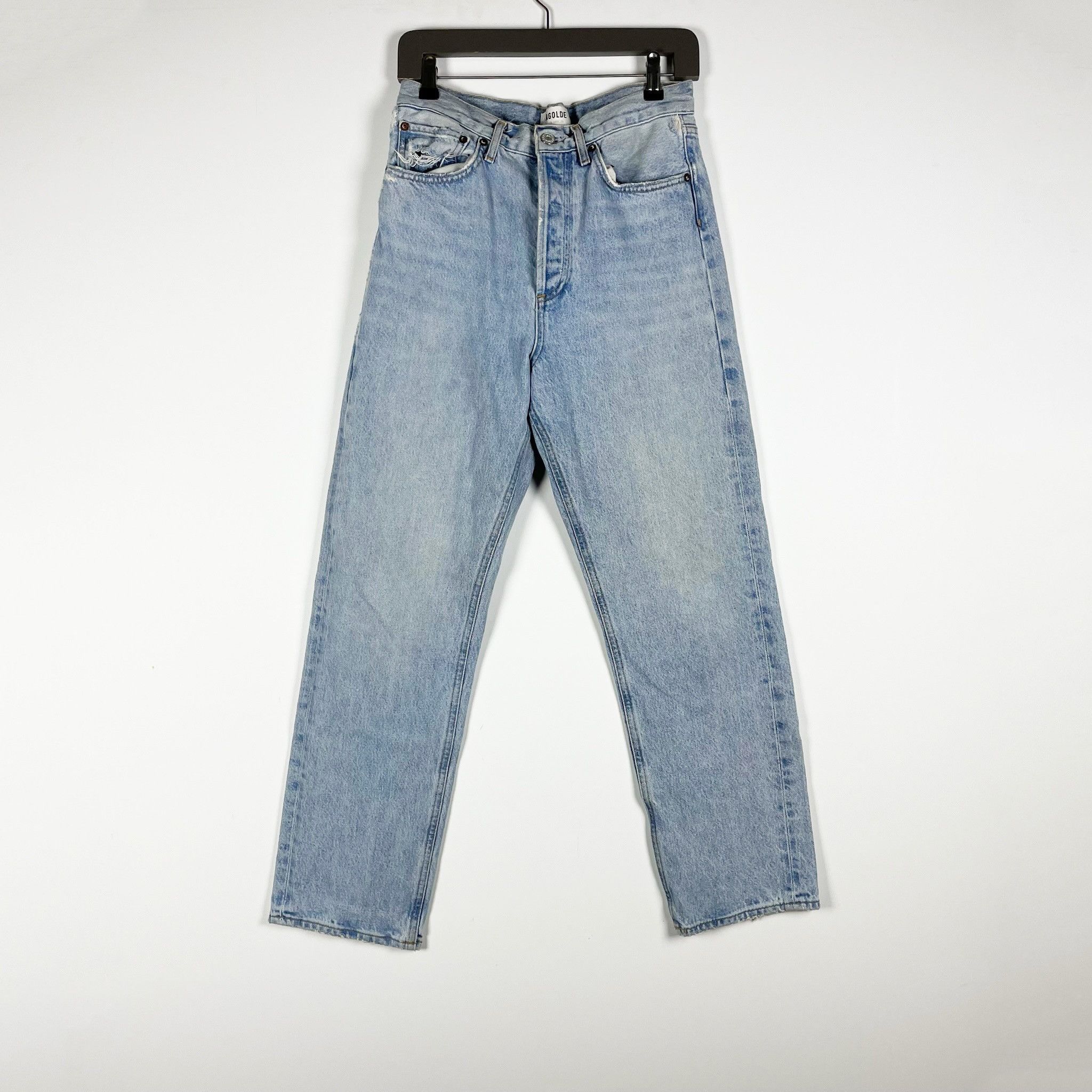 Agolde Agolde Women's 90's Straight Leg Fit Size 27" / US 4 / IT 40 - 1 Thumbnail