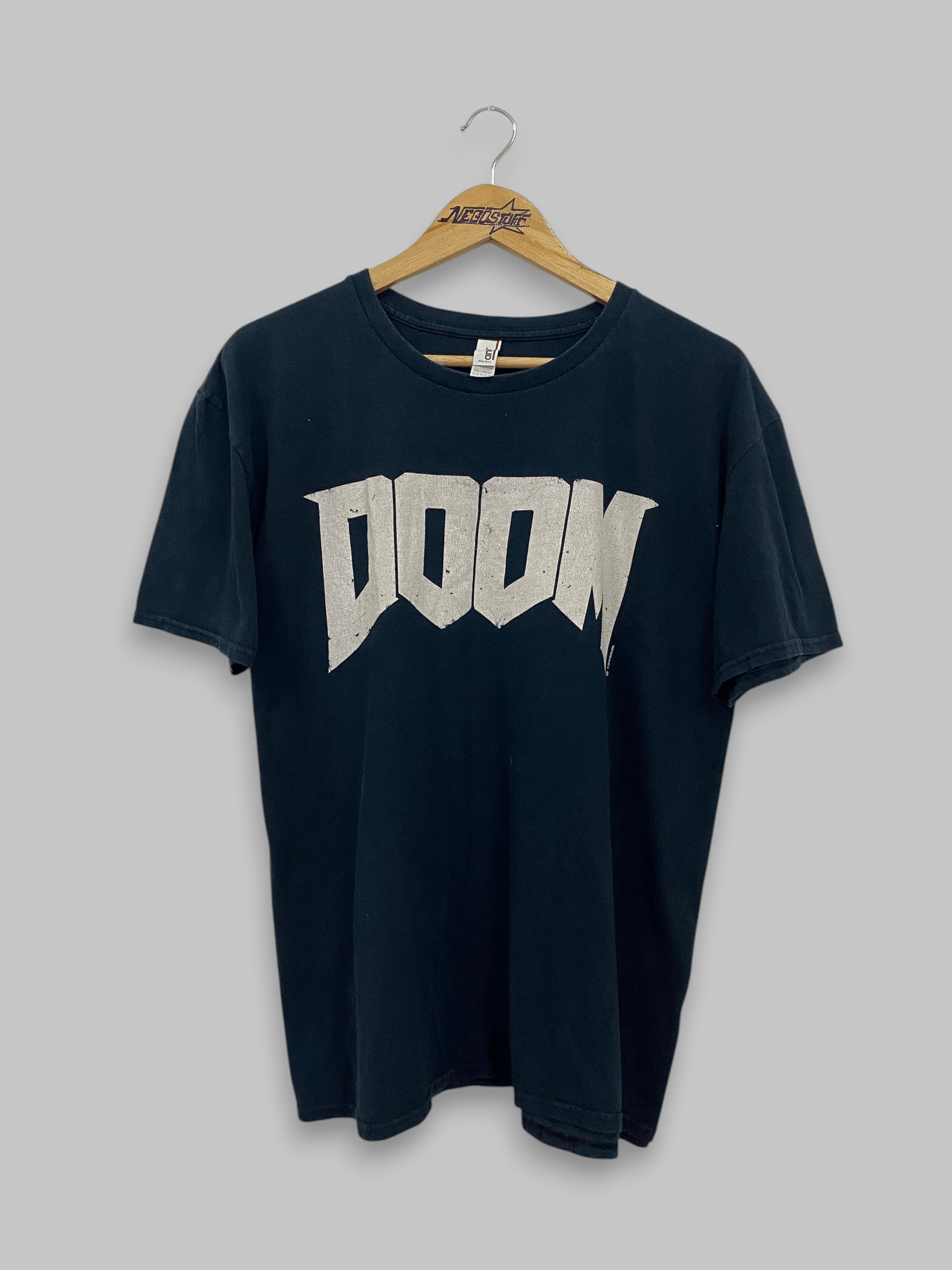 Vintage DOOM video games logo tee Size US XL / EU 56 / 4 - 1 Thumbnail