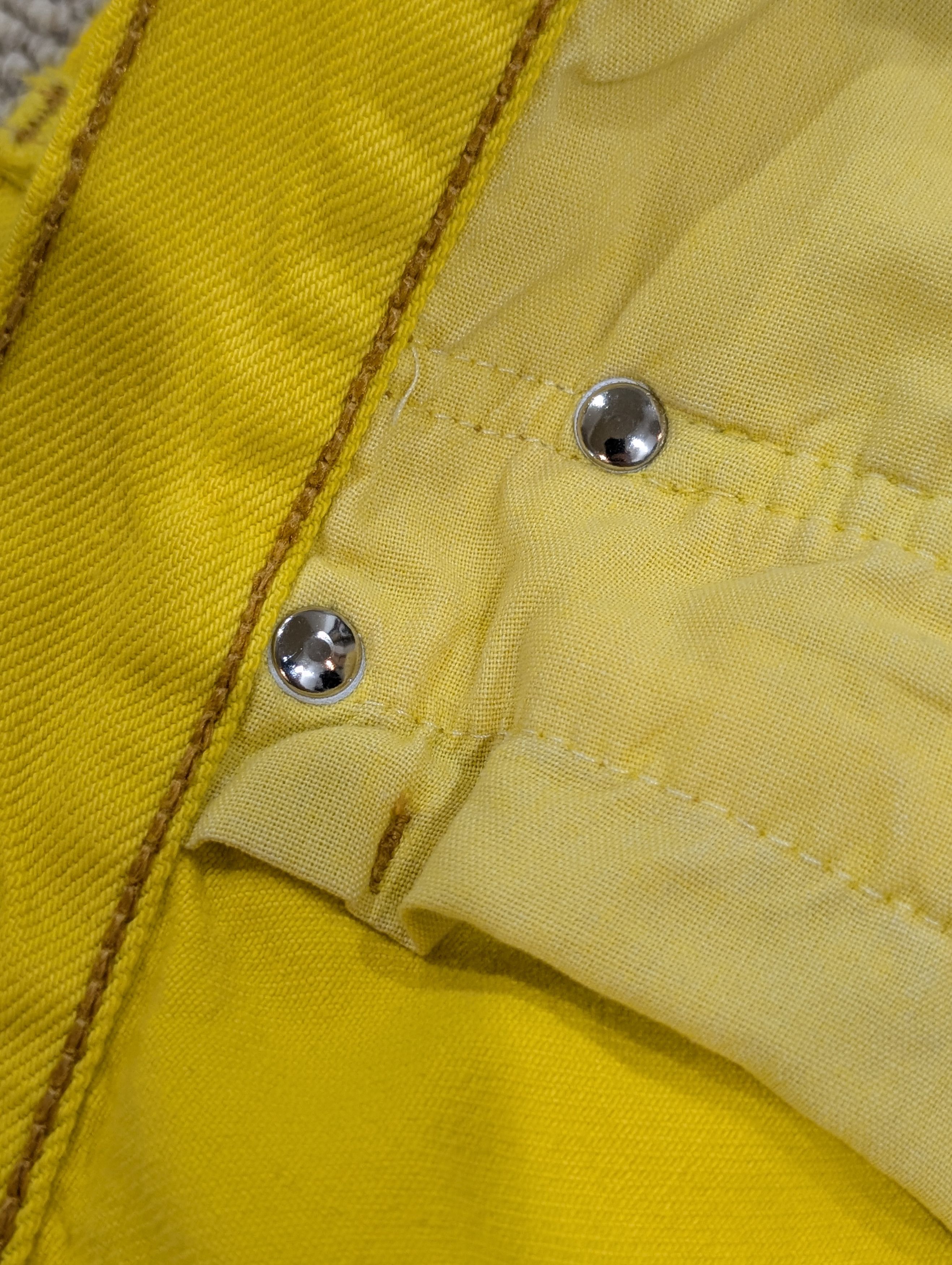 Chrome Hearts Chrome Hearts 2025 Yellow Vegas Cross Patch Levis Jeans Size US 38 / EU 54 - 19 Thumbnail