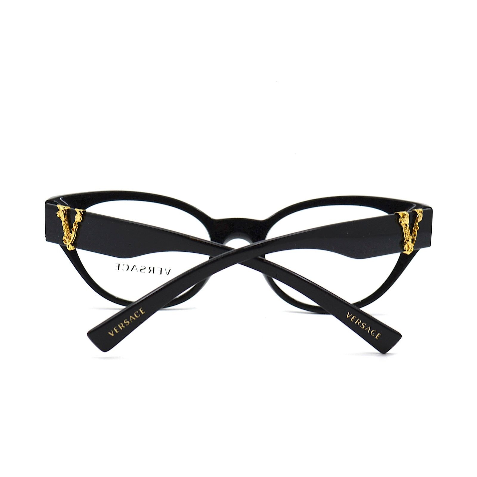 Versace NEW VERSACE VE3282 GB1 BLACK WOMEN EYEGLASSES FRAME Size ONE SIZE - 8 Thumbnail