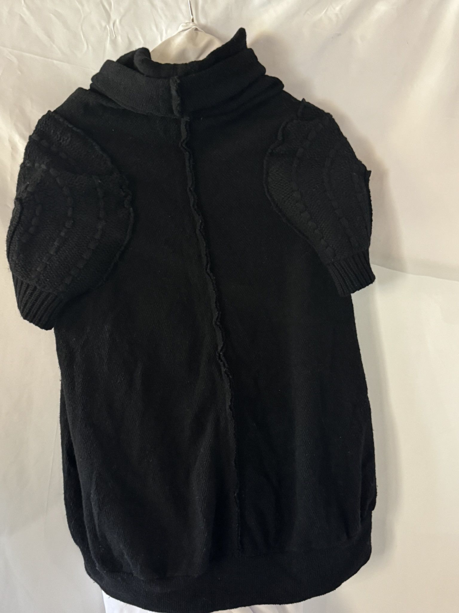 Yohji Yamamoto Vintage Y's Yohji Yamamoto Black Wool Knit Turtleneck Size M / US 6-8 / IT 42-44 - 4 Thumbnail