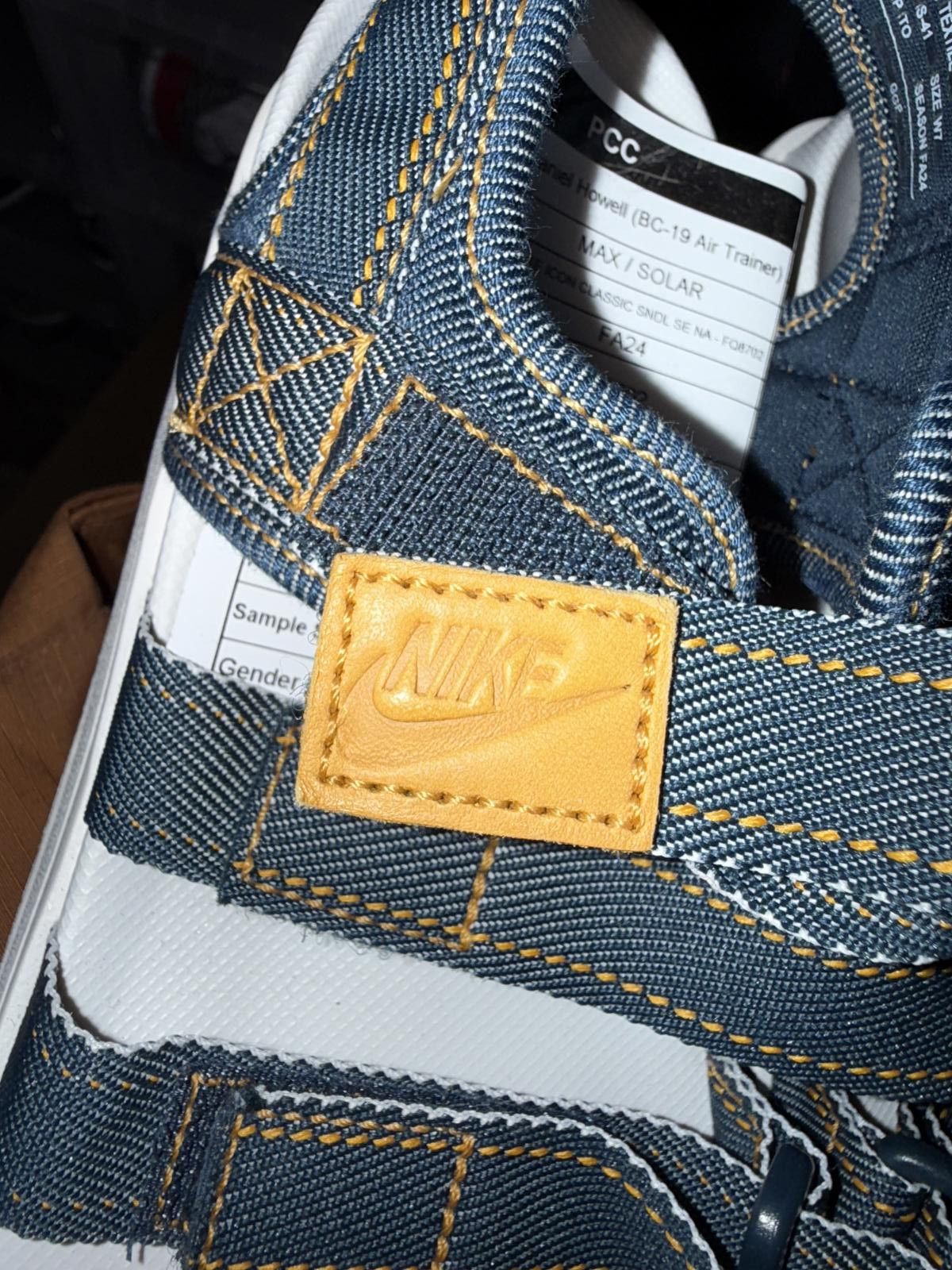 Nike Nike Women’s Icon Classic SE Armory Navy Sail Sandals Sample Size US 7 / IT 37 - 10 Thumbnail