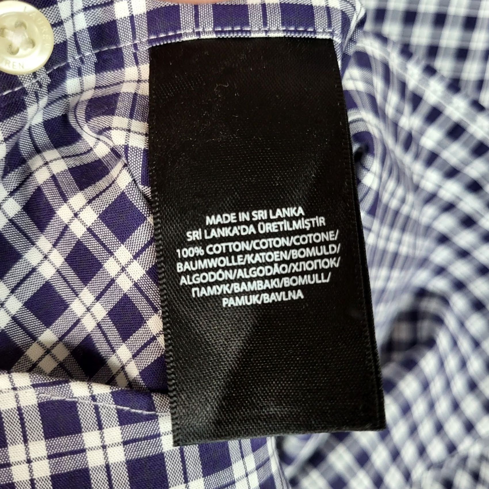 Ralph Lauren Lauren Ralph Lauren slim fit non iron black label Button Up Plaid Shirt Sz 15.5 Size US L / EU 52-54 / 3 - 4 Thumbnail