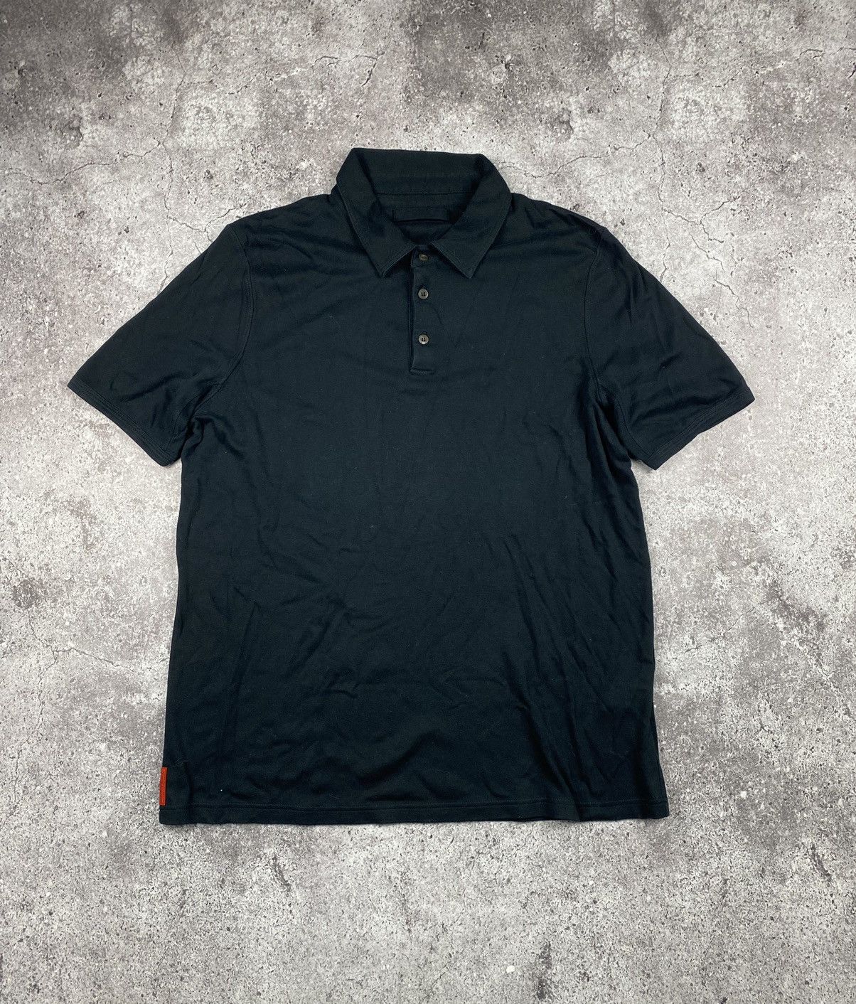 Prada Prada Red Tab Polo T-Shirt black Size US L / EU 52-54 / 3 - 1 Thumbnail