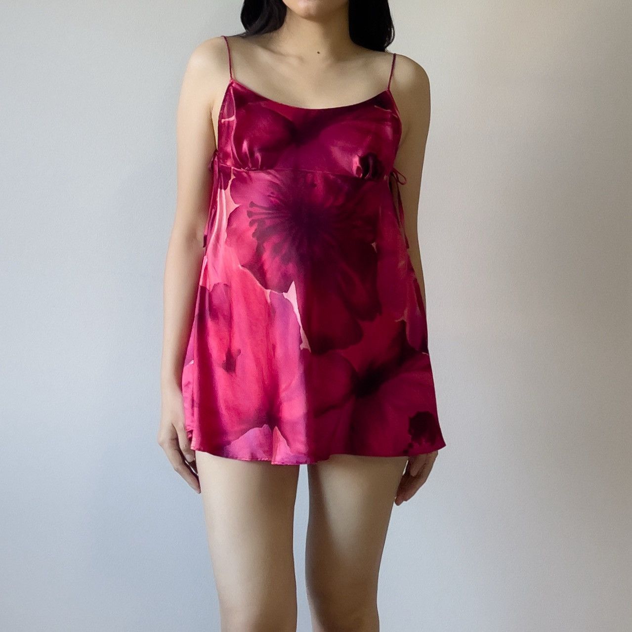 Victoria's Secret Victoria’s Secret Silk Floral Mini Slip Dress (M) Size M / US 6-8 / IT 42-44 - 5 Thumbnail