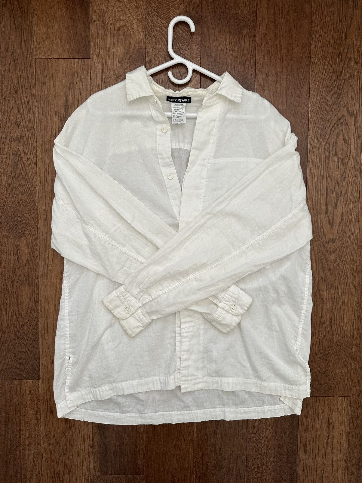 Issey Miyake Issey Miyake - 1994 Dress Shirt Size US M / EU 48-50 / 2 - 3 Thumbnail