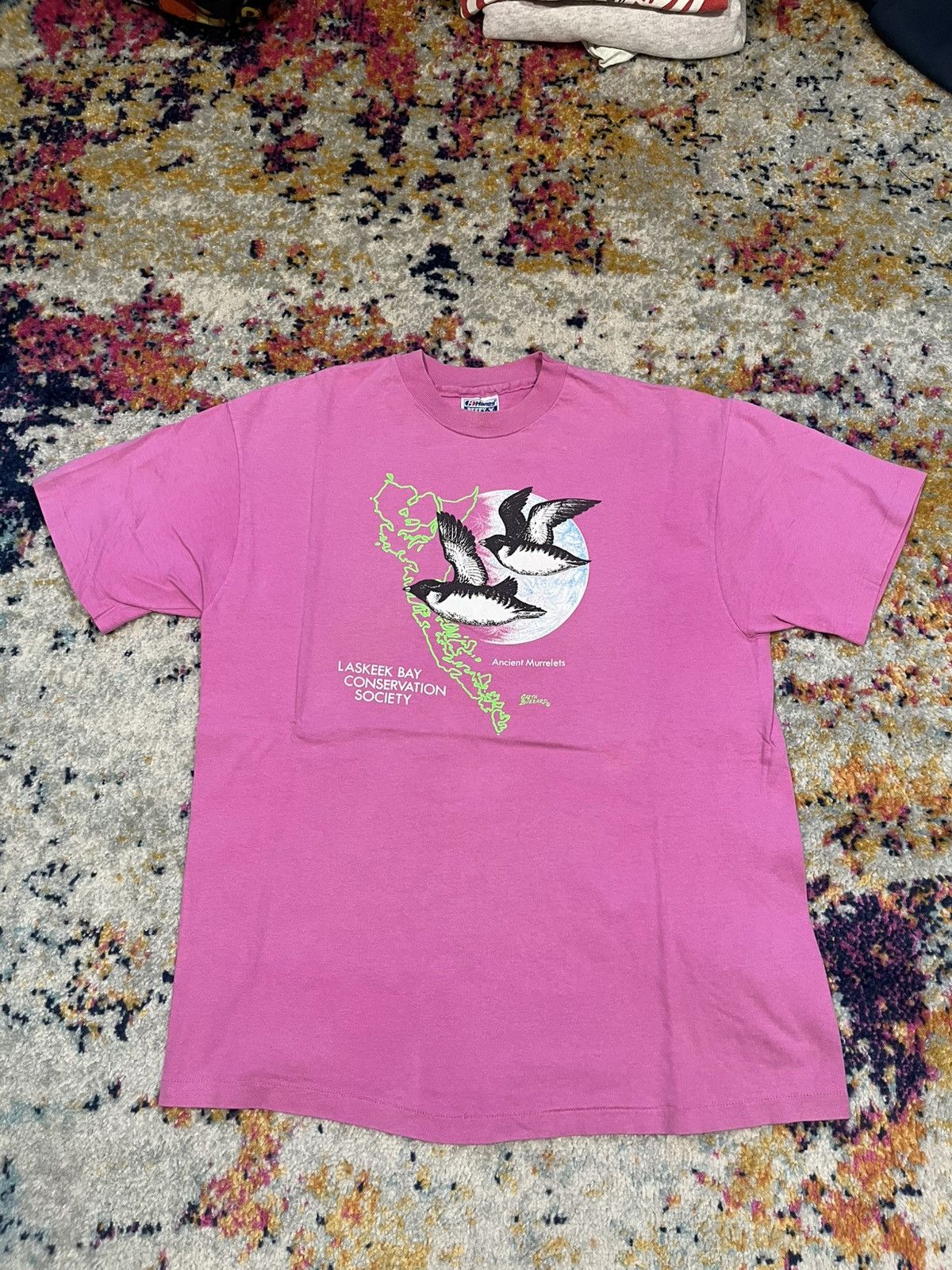 Vintage Vintage Bird Shirt Large Size US L / EU 52-54 / 3 - 2 Thumbnail