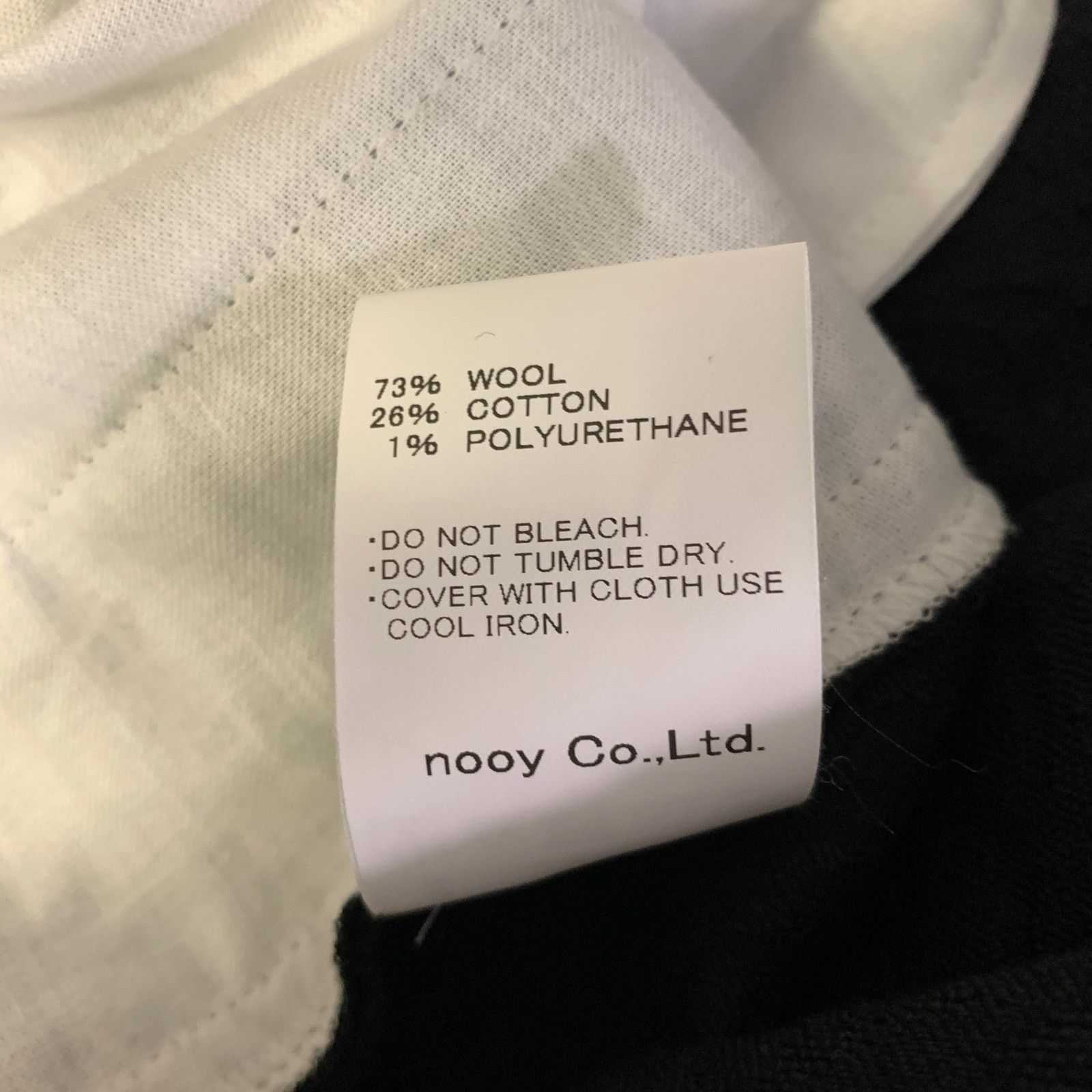 Other NOOY S Black Wool Cotton Jacquard Floral Elasticated Pants Size US 30 / EU 46 - 6 Thumbnail