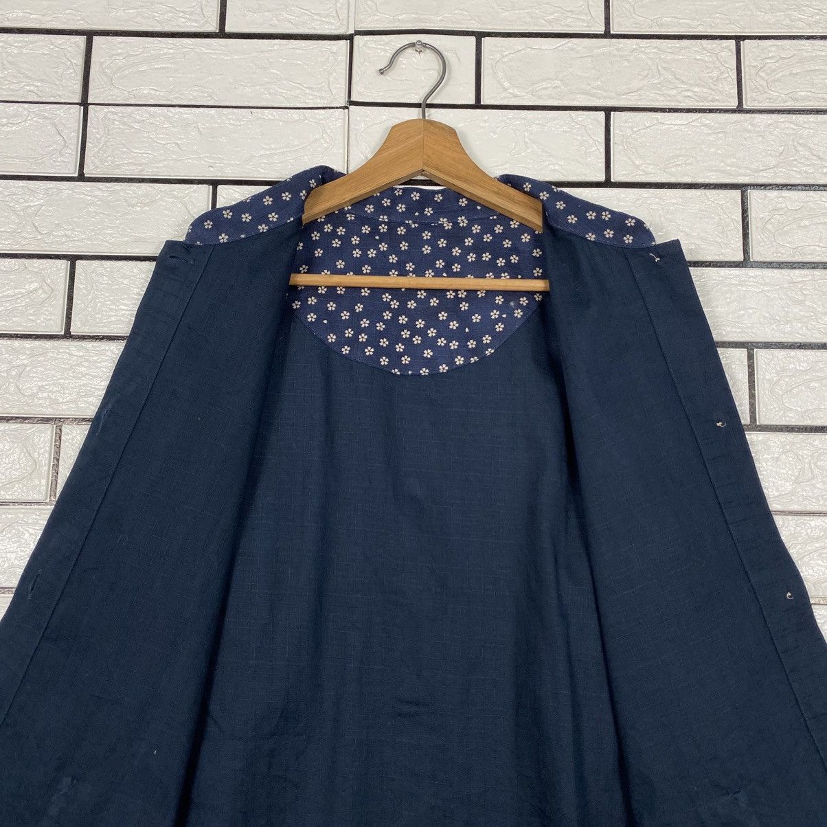 Japanese Brand 📌Vintage Indigo Kimono Japan Cardigan Jacket Issey Miyake Size US M / EU 48-50 / 2 - 15 Thumbnail