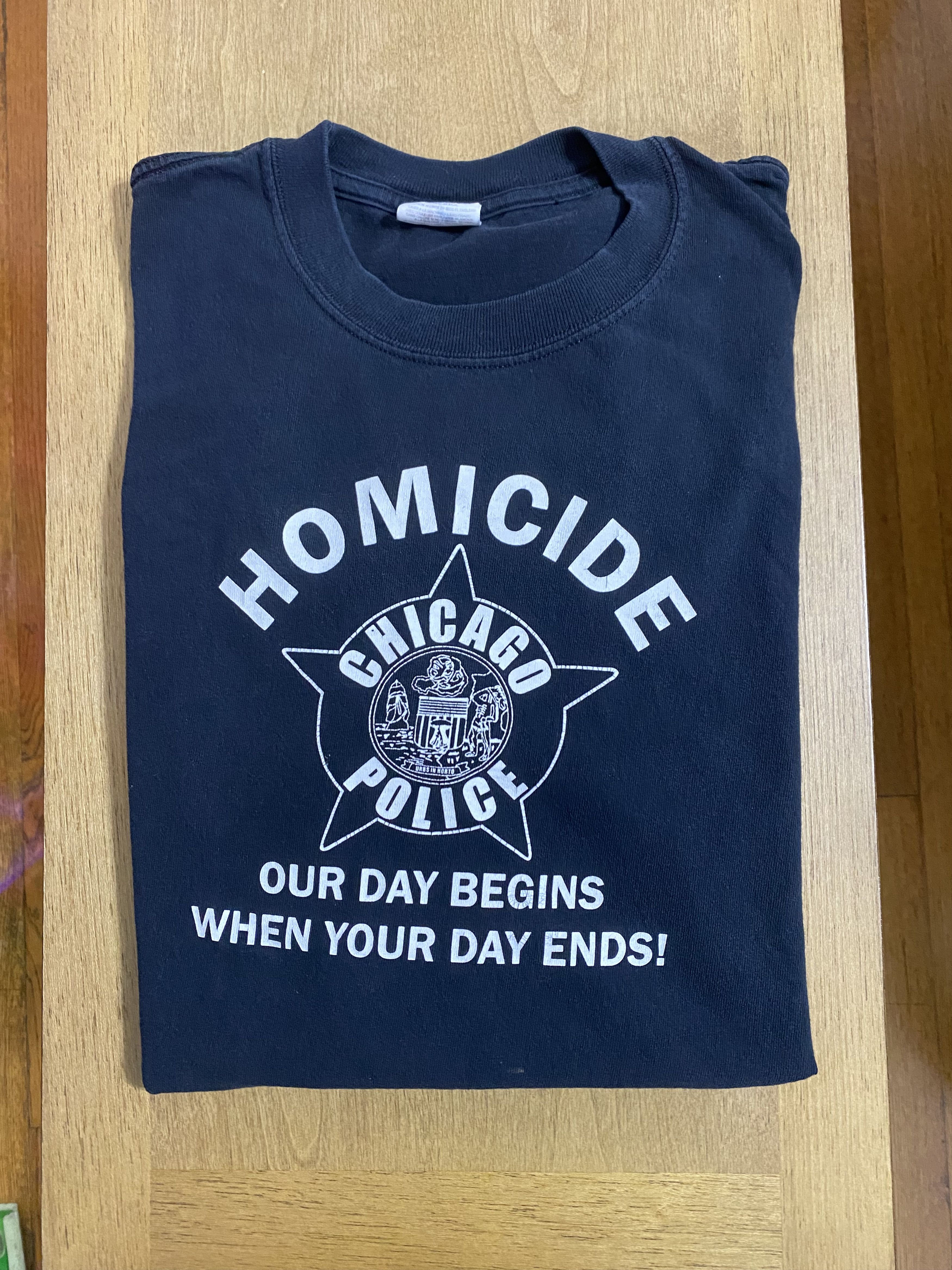 Vintage Vintage Chicago PD Homicide Unit Size US XL / EU 56 / 4 - 1 Thumbnail