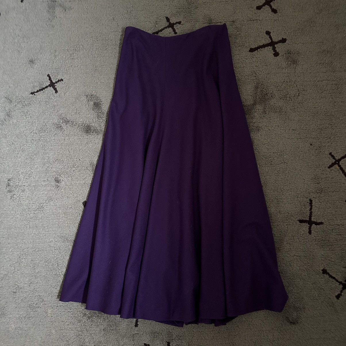 Ralph Lauren Purple Label Vintage Ralph Lauren Purple Label Wool Cashmere Skirt Union Size 27" / US 4 / IT 40 - 2 Thumbnail