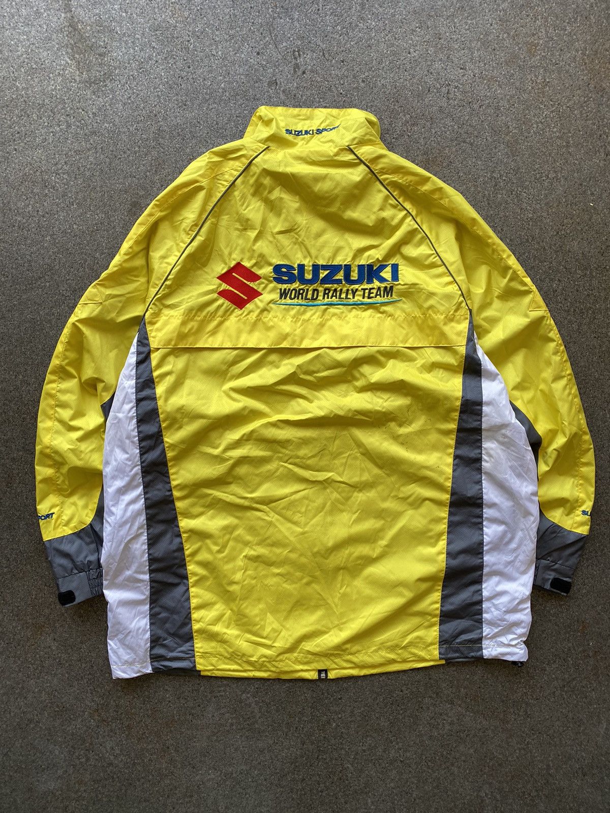 NASCAR Suzuki Team Racing Windbreaker Moto Jacket Size US XXL / EU 58 / 5 - 2 Thumbnail