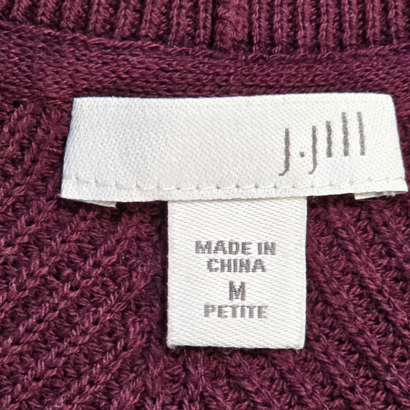 J. Jill J Jill Cardigan Womens Size Medium Red Burgundy Long Duster Sweater Capsule Size M / US 6-8 / IT 42-44 - 4 Thumbnail