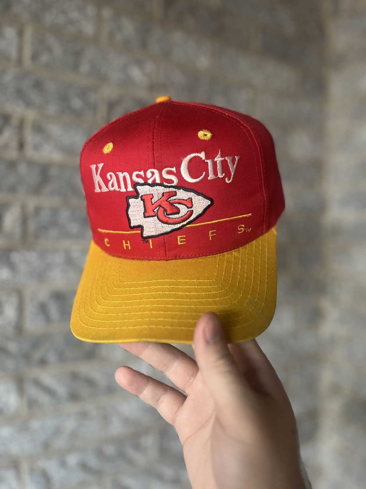 Sports Specialties × Vintage Vintage NFL Kansas City Chiefs SnapBack Hat Size ONE SIZE - 1 Thumbnail
