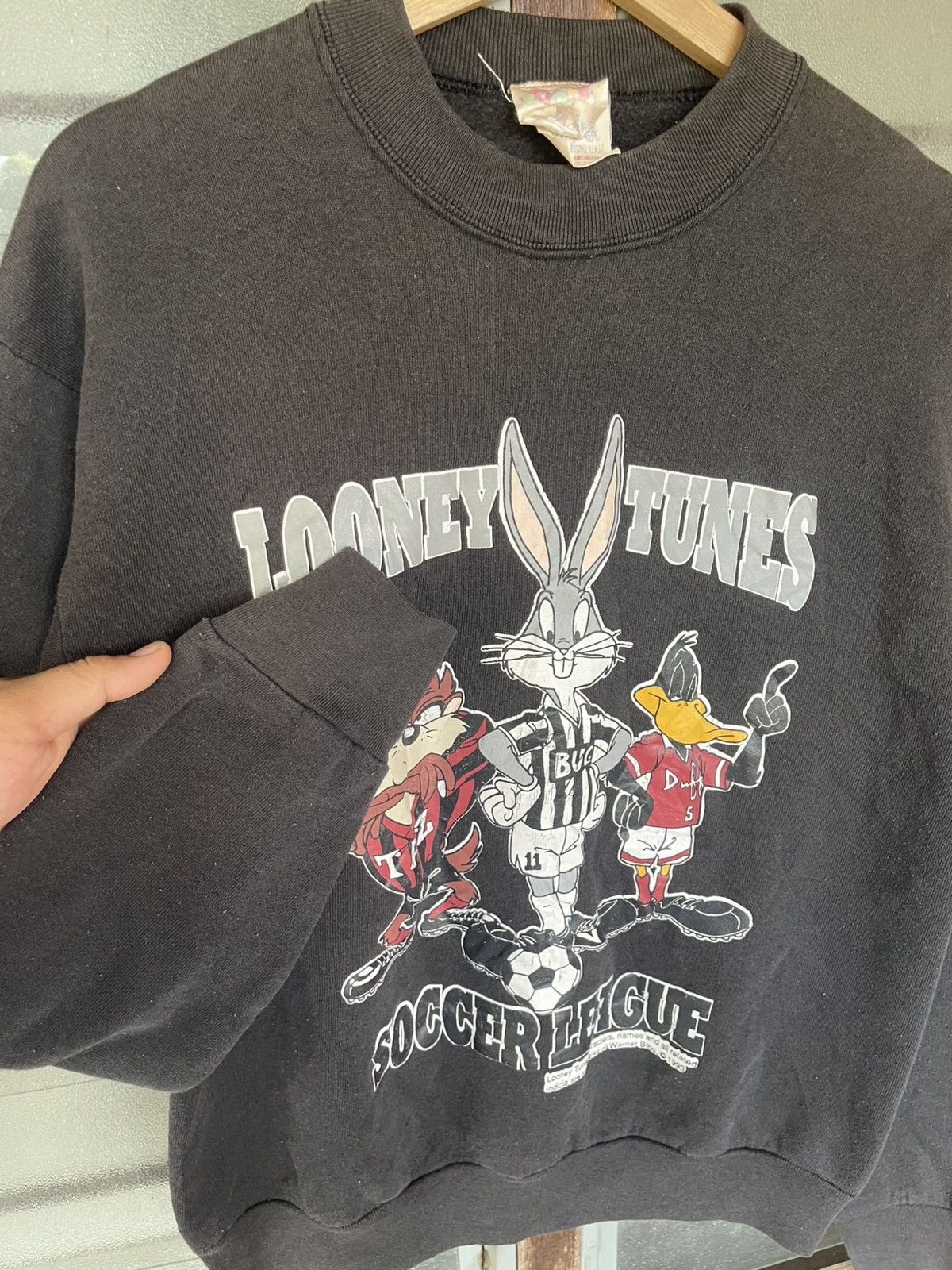 Warner Bros Vintage 90's Looney Tunes Warner Bros Soccer League Design Size US M / EU 48-50 / 2 - 5 Thumbnail