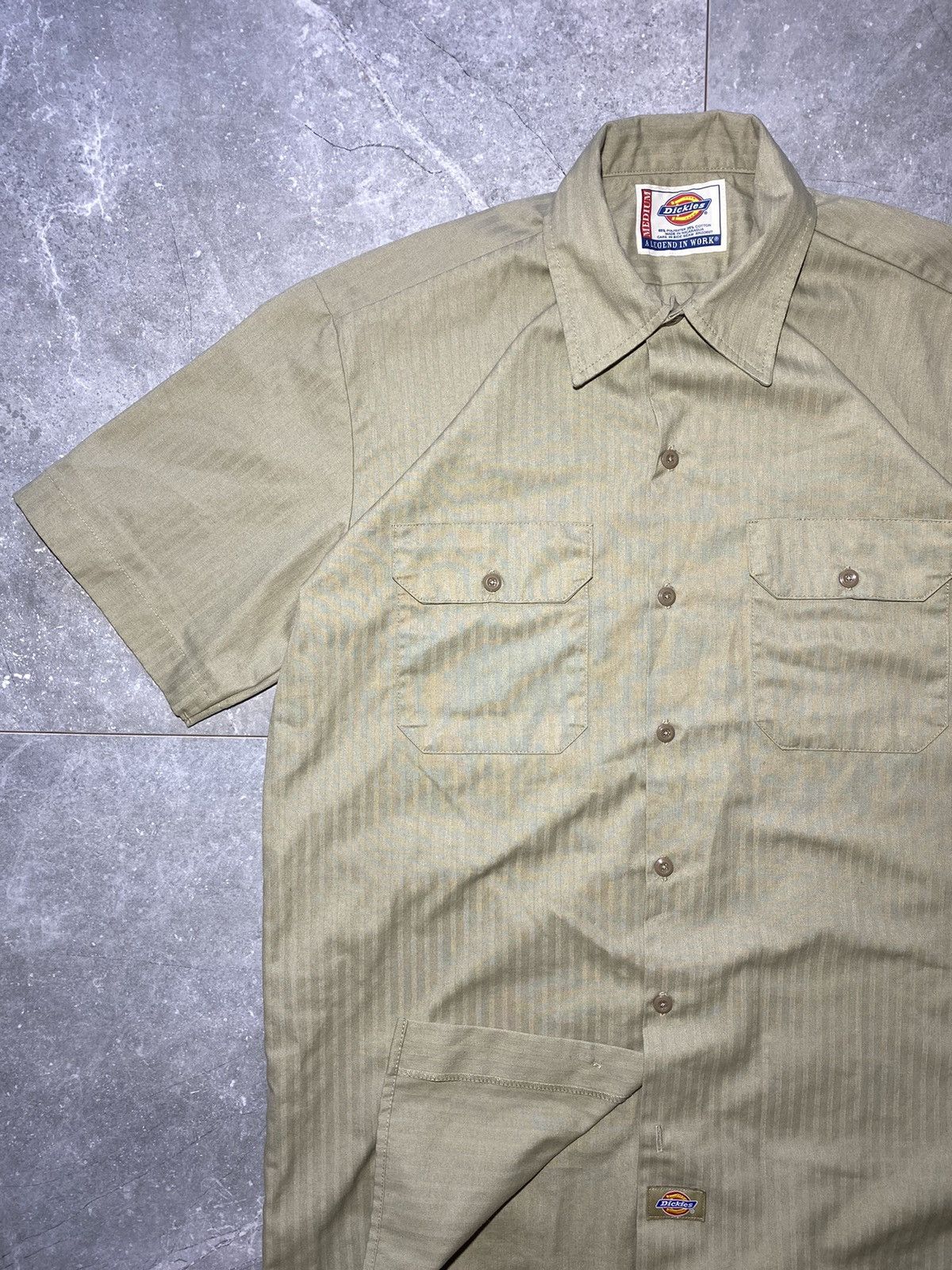 Dickies × Vintage Vintage Dickies Short Sleeve Work Shirt Size US M / EU 48-50 / 2 - 2 Thumbnail