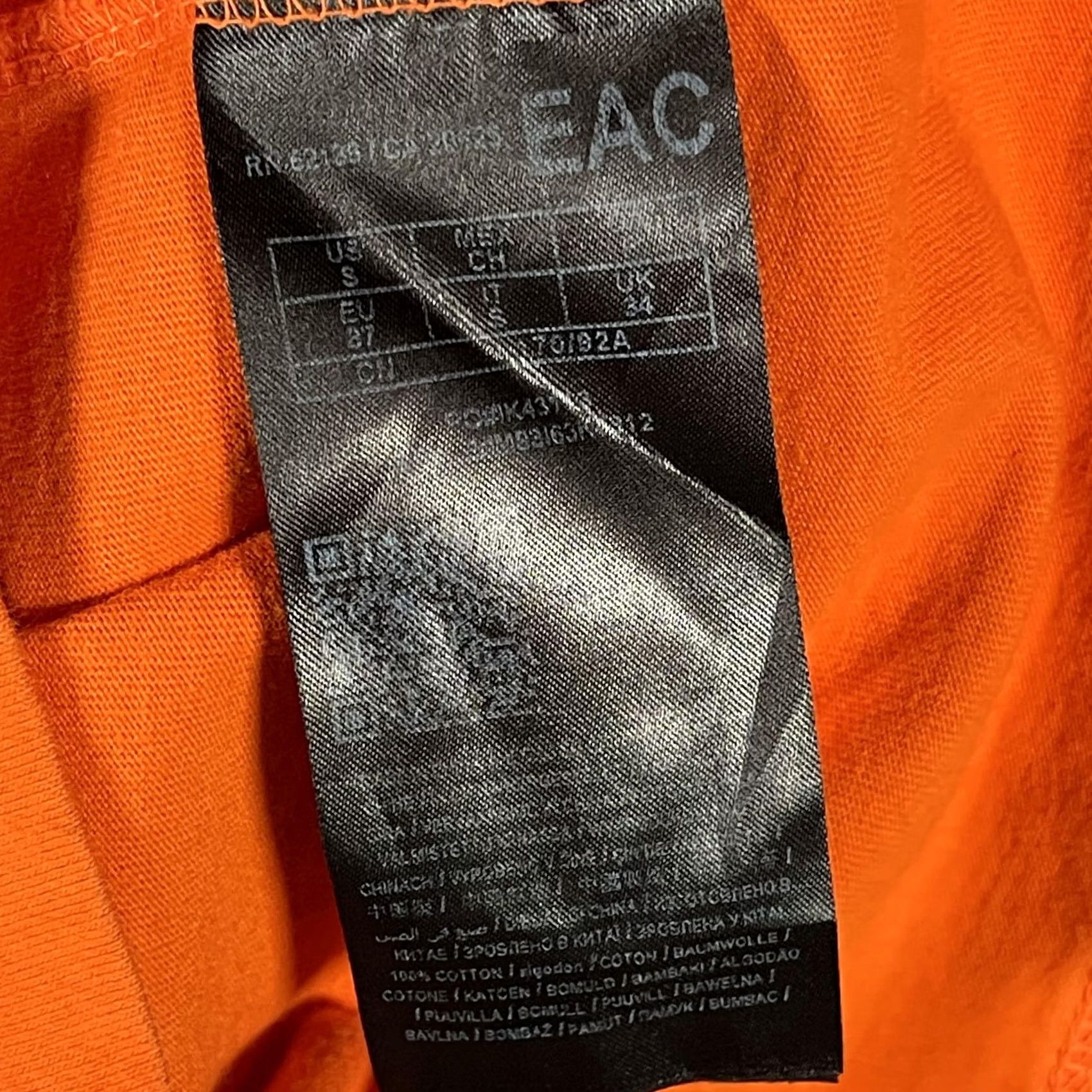 Guess Guess X J Balvin Shirt Mens Small Orange Logo Googly Eyes Graphic Tee Crewneck Size US S / EU 44-46 / 1 - 7 Thumbnail
