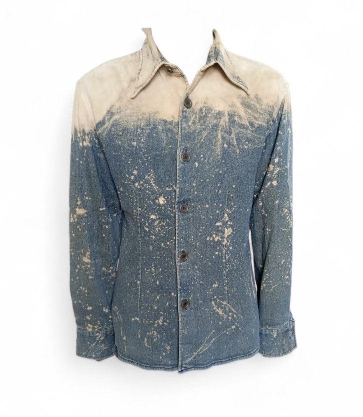 14th Addiction Tornadomart rusty denim shirt Size US S / EU 44-46 / 1 - 1 Thumbnail