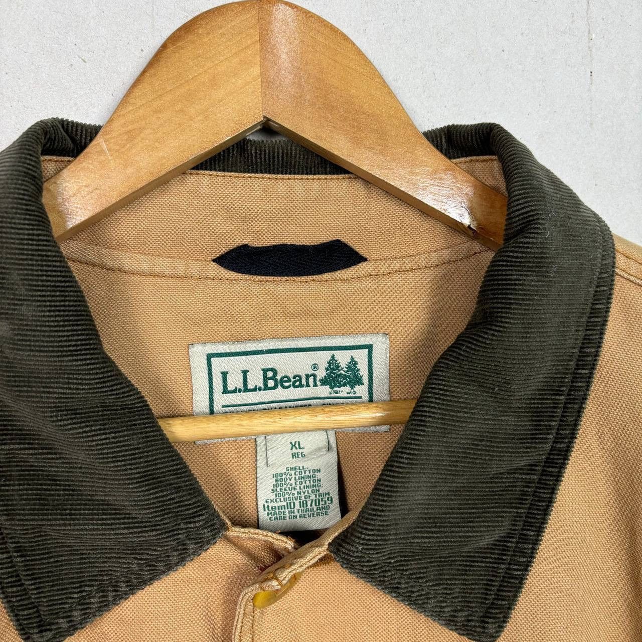 L.L. Bean VTG 90s LL Bean Canvas Barn Chore Jacket Brown Field Jacket Size US XL / EU 56 / 4 - 6 Thumbnail