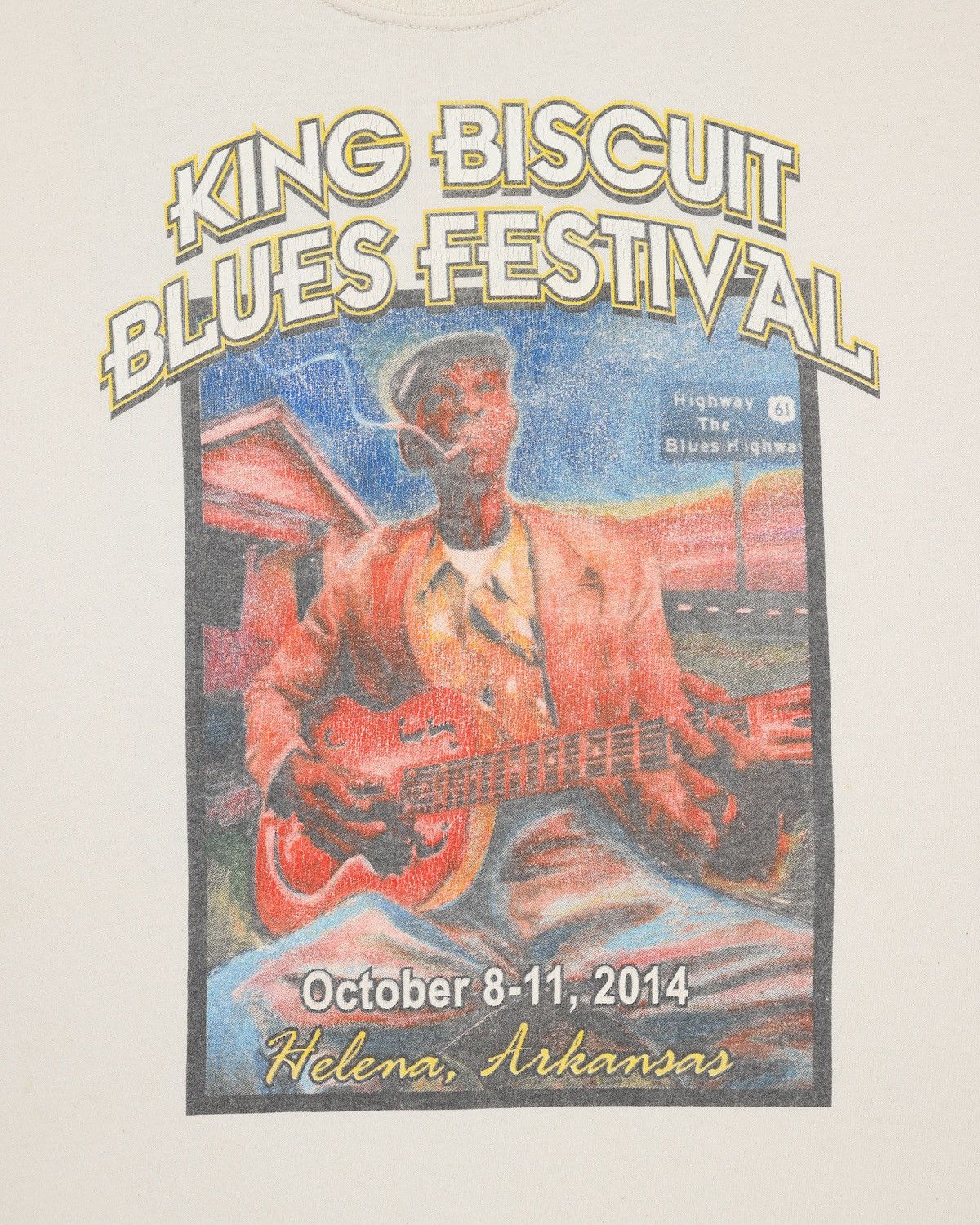 Band Tees King Biscuit Blues Festival 2014 Double-Sided Graphic Tee Size US XL / EU 56 / 4 - 3 Thumbnail