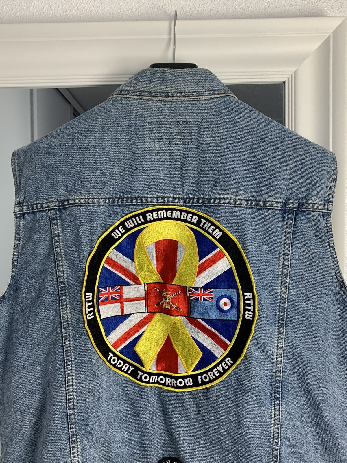 Harley Davidson Harley Davidson Denim Vest Racing Moto Vest Biker logo Size US XL / EU 56 / 4 - 12 Thumbnail