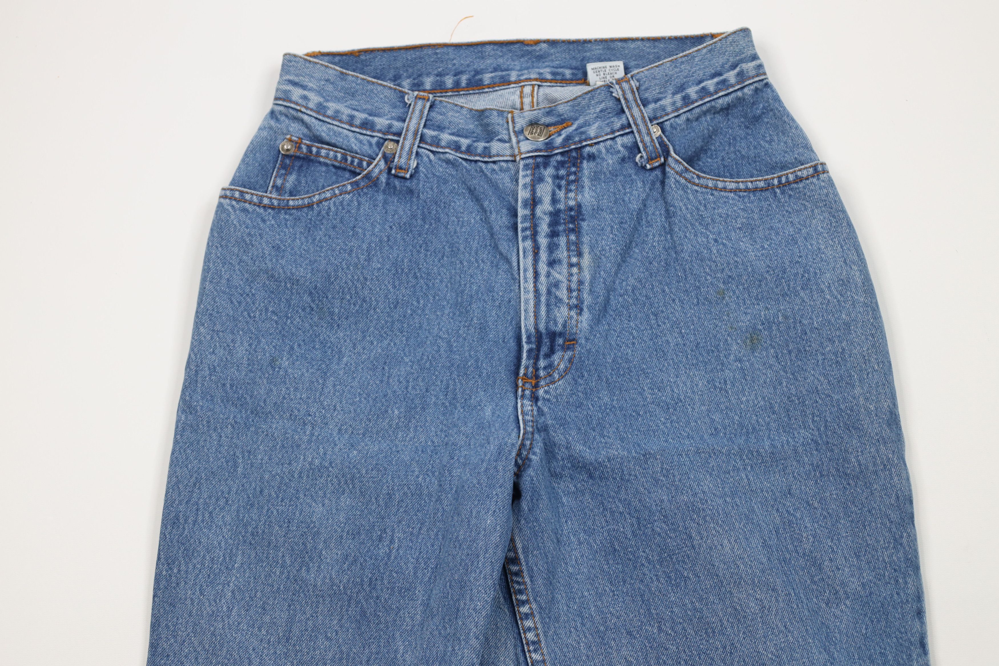 Vintage Vintage 90s Y2K Streetwear Relaxed Babydoll Denim Jeans Size 30" / US 8 / IT 44 - 2 Thumbnail