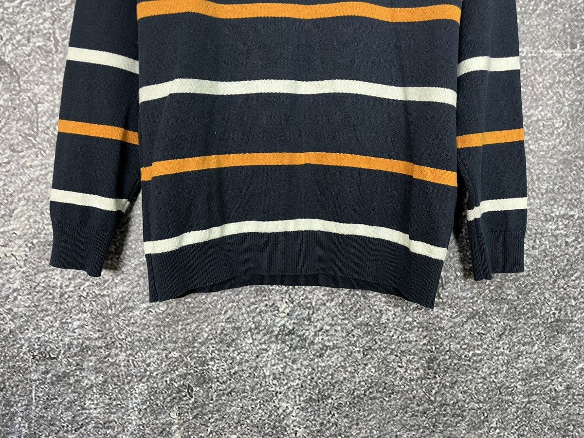 Lacoste Lacoste Live! Sweater Striped 1/4 Button Pullover Size 7 Size US L / EU 52-54 / 3 - 3 Thumbnail