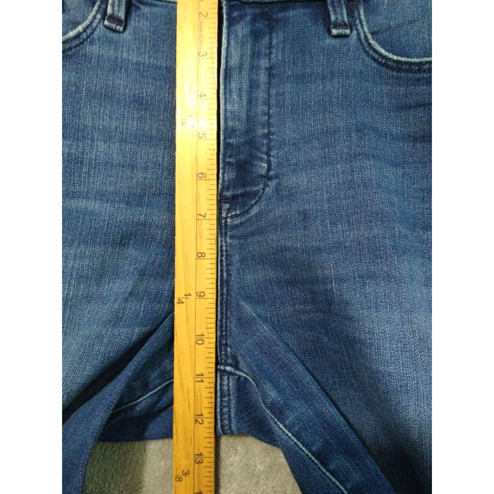 Athleta Athleta Jeans Womens 10 Blue Denim Sculptek Ultra Skinny High Rise Stretch Size 32" / US 10 / IT 46 - 4 Thumbnail