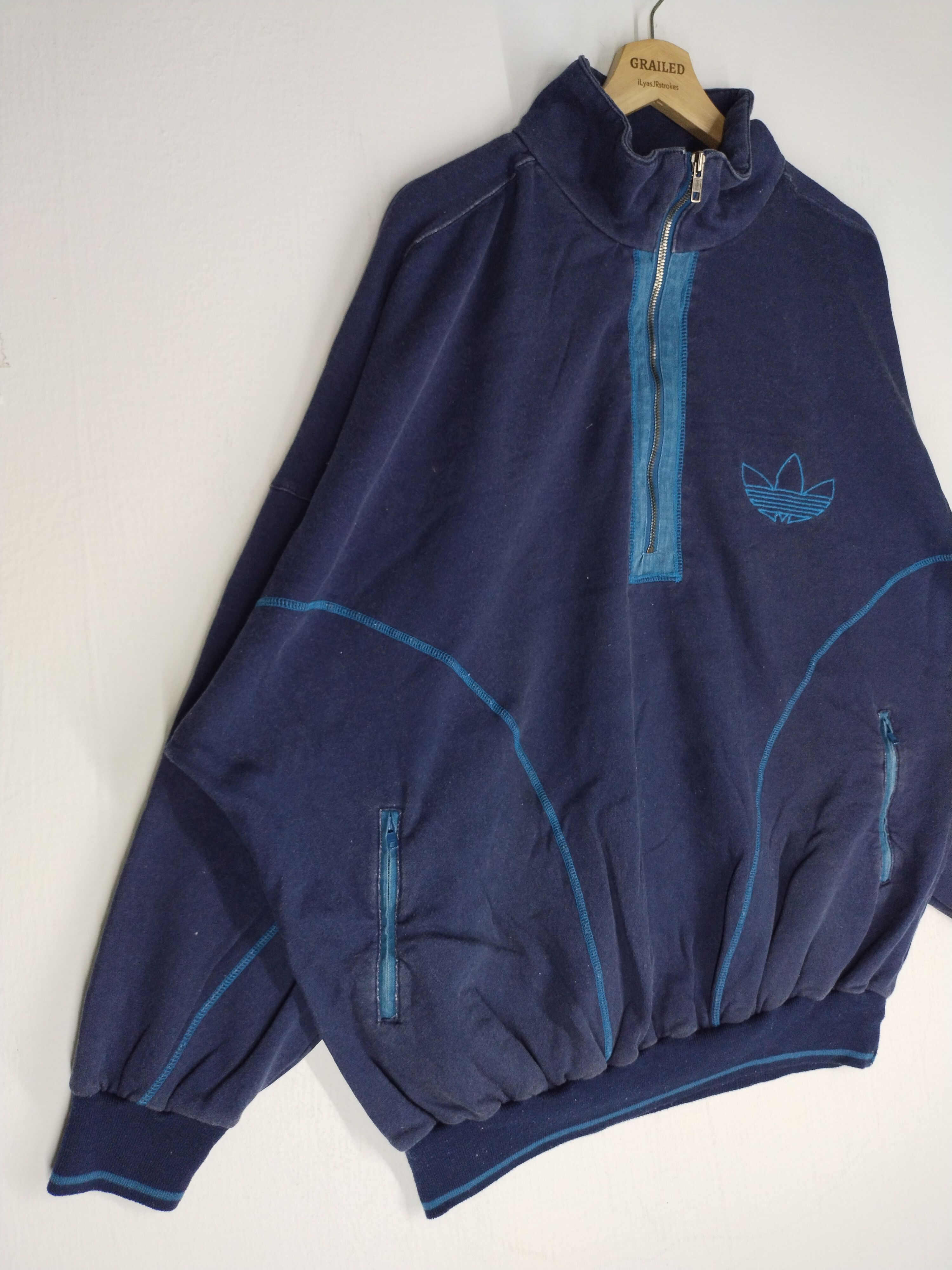 Adidas × Vintage Vtg 90's Adidas Japan Rare Size US XL / EU 56 / 4 - 4 Thumbnail