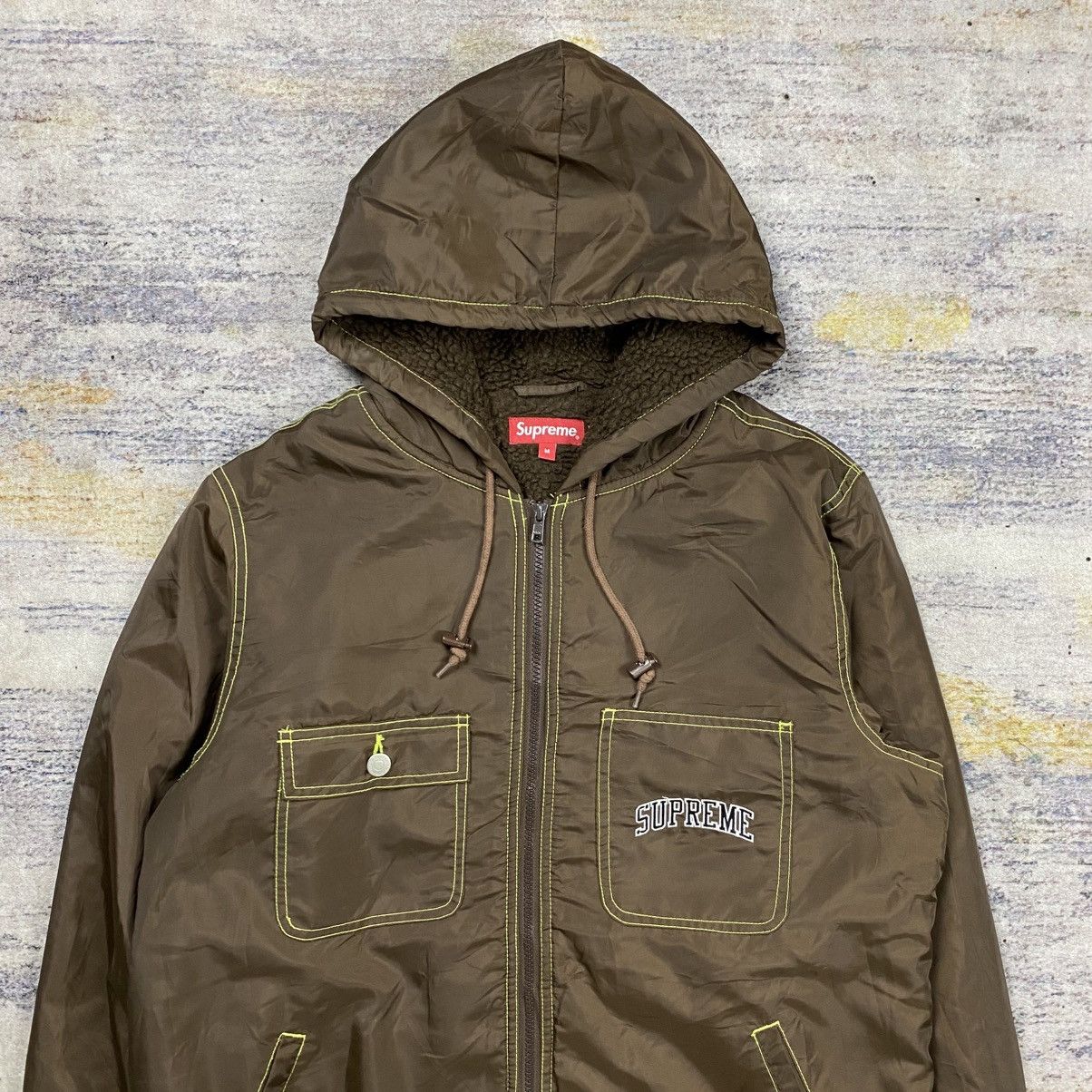 Supreme Supreme hooded nylon jacket brown Size US M / EU 48-50 / 2 - 2 Thumbnail