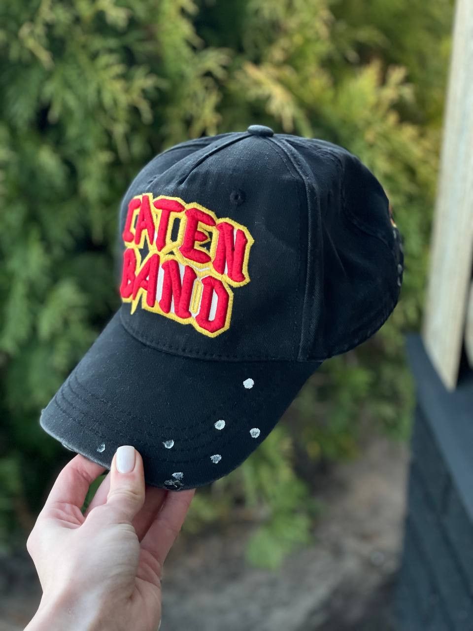 Dsquared2 Dsquared2 Caten Band Black Baseball Cap Hat Size ONE SIZE - 3 Thumbnail