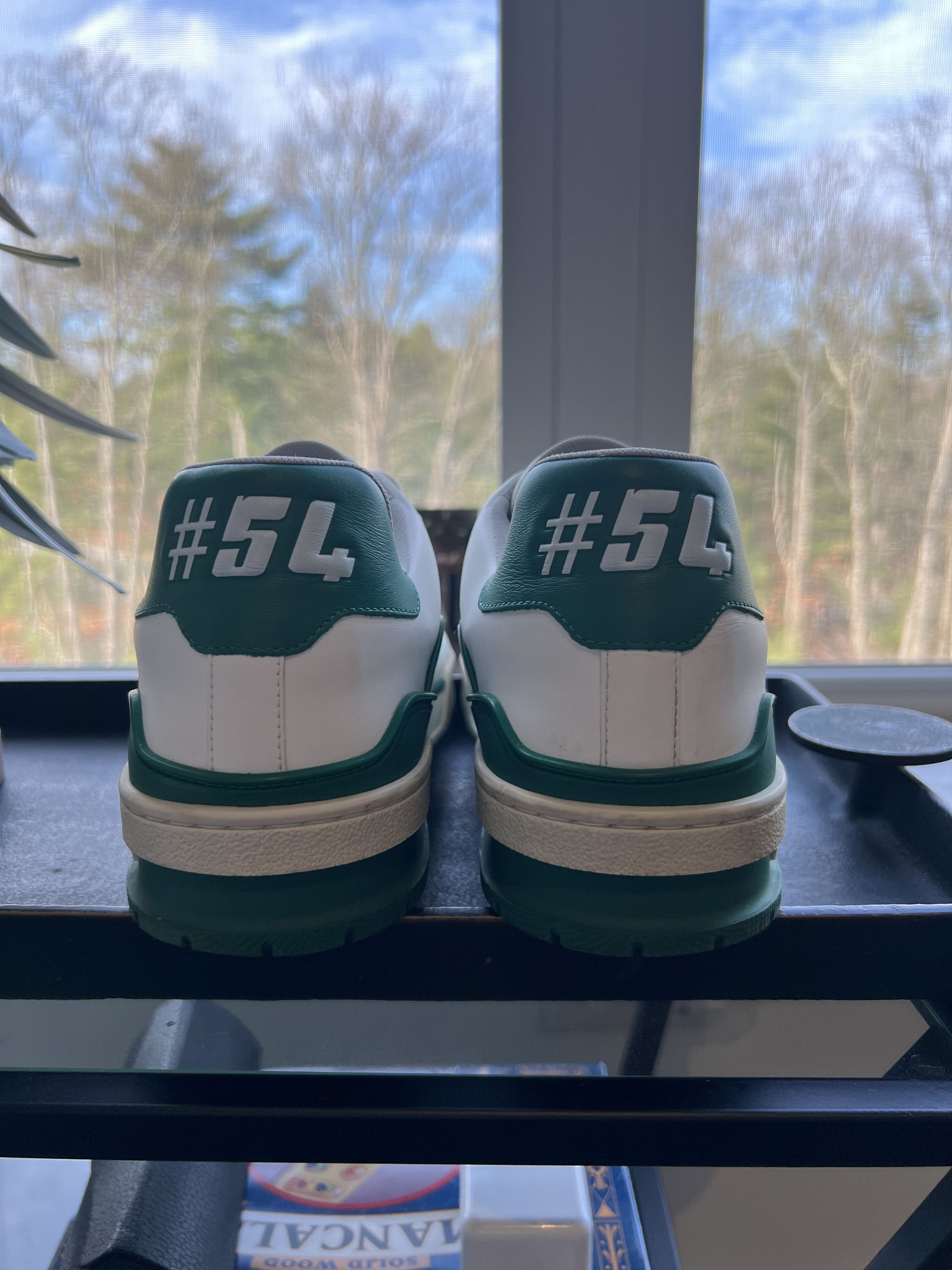 Louis Vuitton White Green Trainer Virgil Abloh OG Size US 10 / EU 43 - 4 Thumbnail