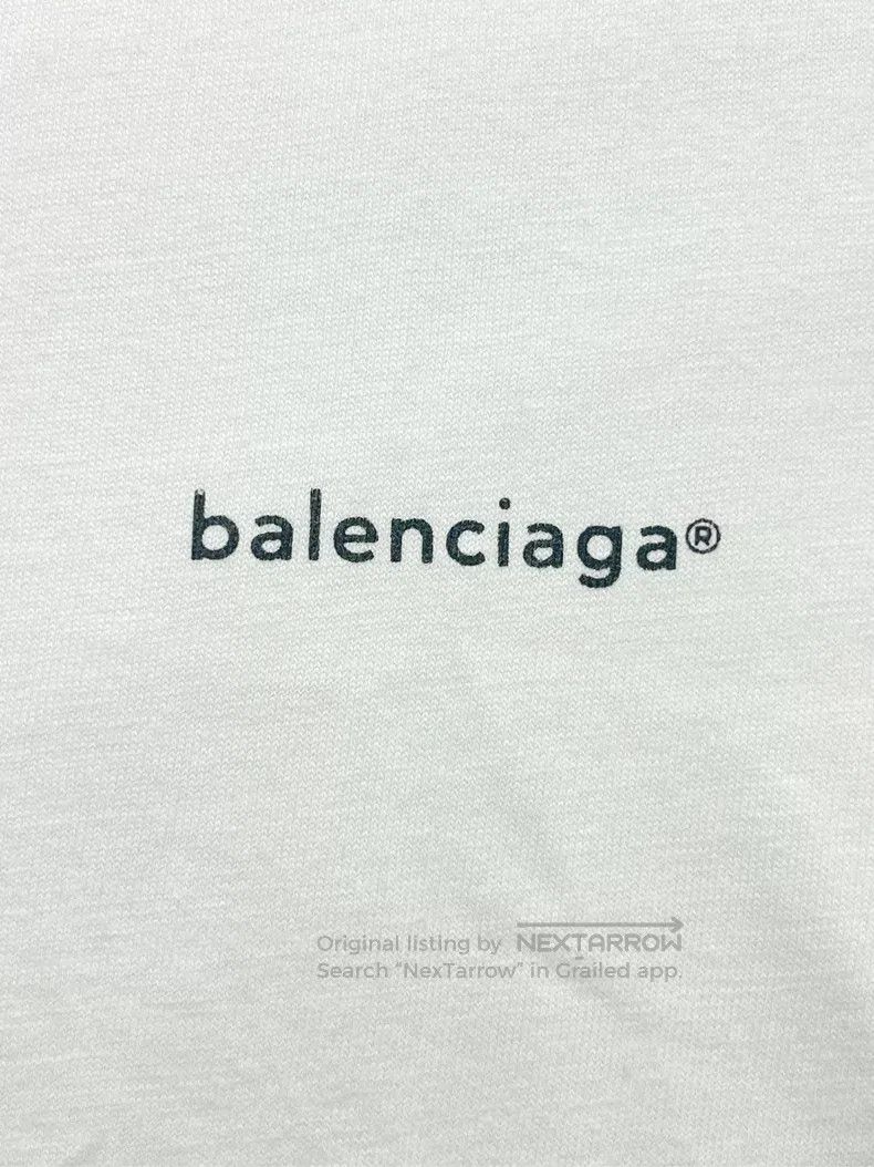 Balenciaga Balenciaga English Logo Short Sleeve T-Shirt Size M / US 6-8 / IT 42-44 - 5 Thumbnail