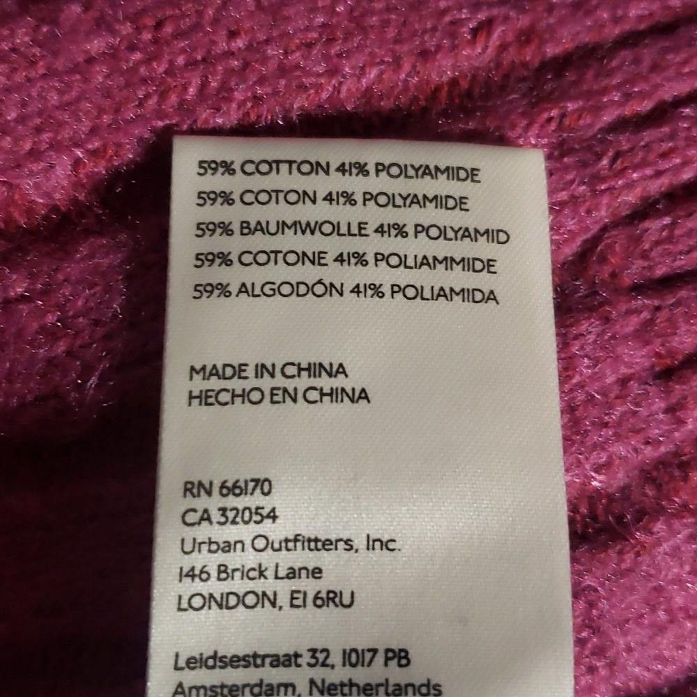 Free People CT775 Free People Ladies Burgundy Heavy Cowl Neck Sweater Size S / US 4 / IT 40 - 9 Thumbnail