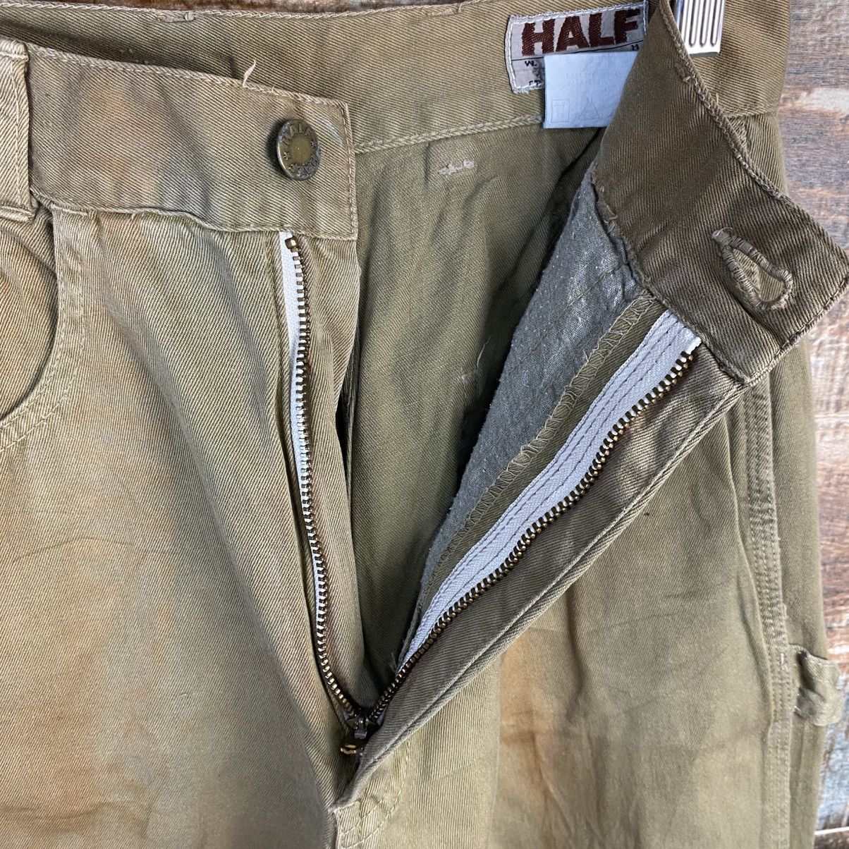 Vintage DL Half Beige cargo vintage Casual Pants #C946 Size 22" - 10 Thumbnail