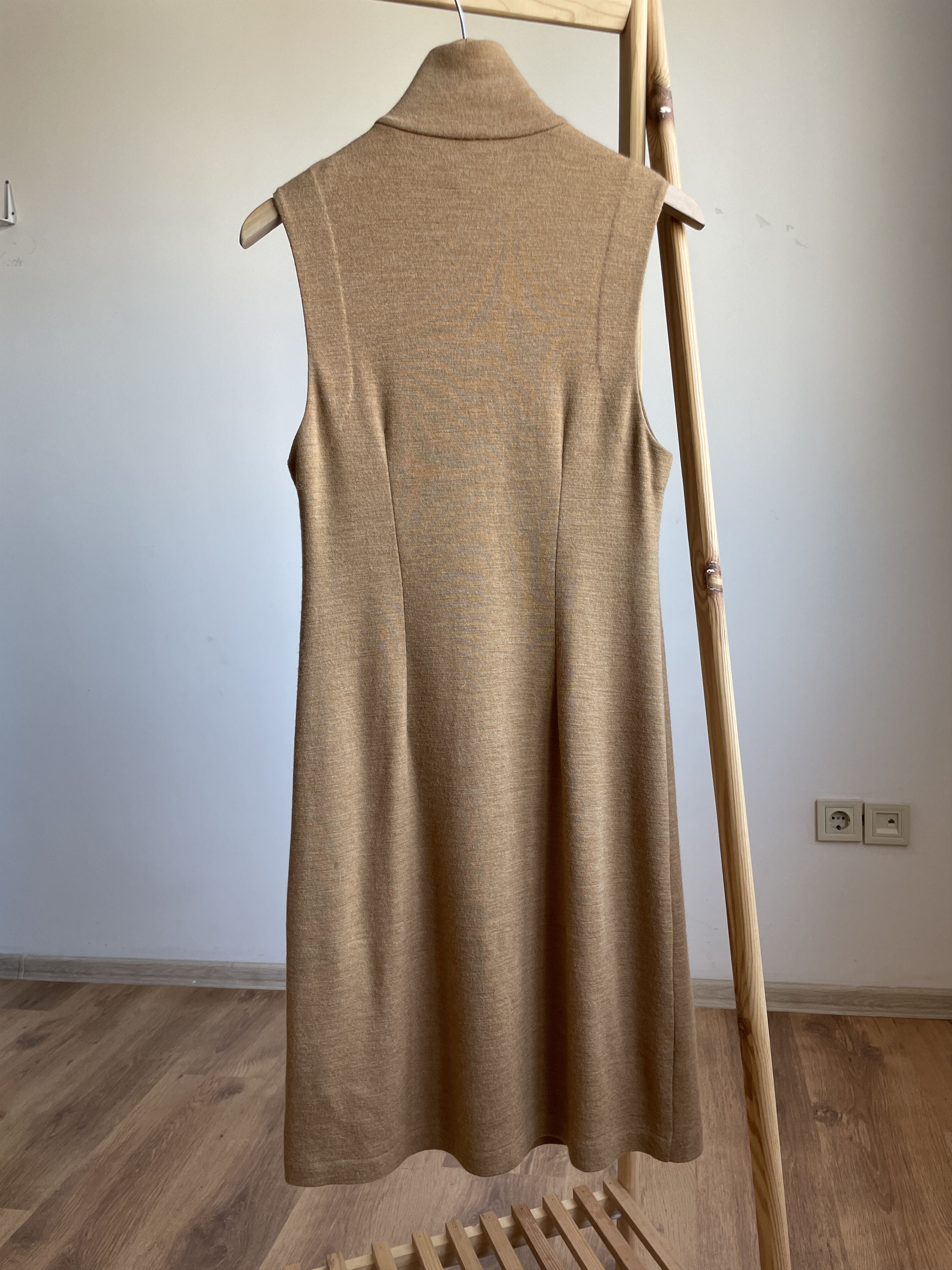 Polo Ralph Lauren Polo Ralph Lauren Pure Wool Mock Neck Sleeveless Dress Size L / US 10 / IT 46 - 2 Thumbnail