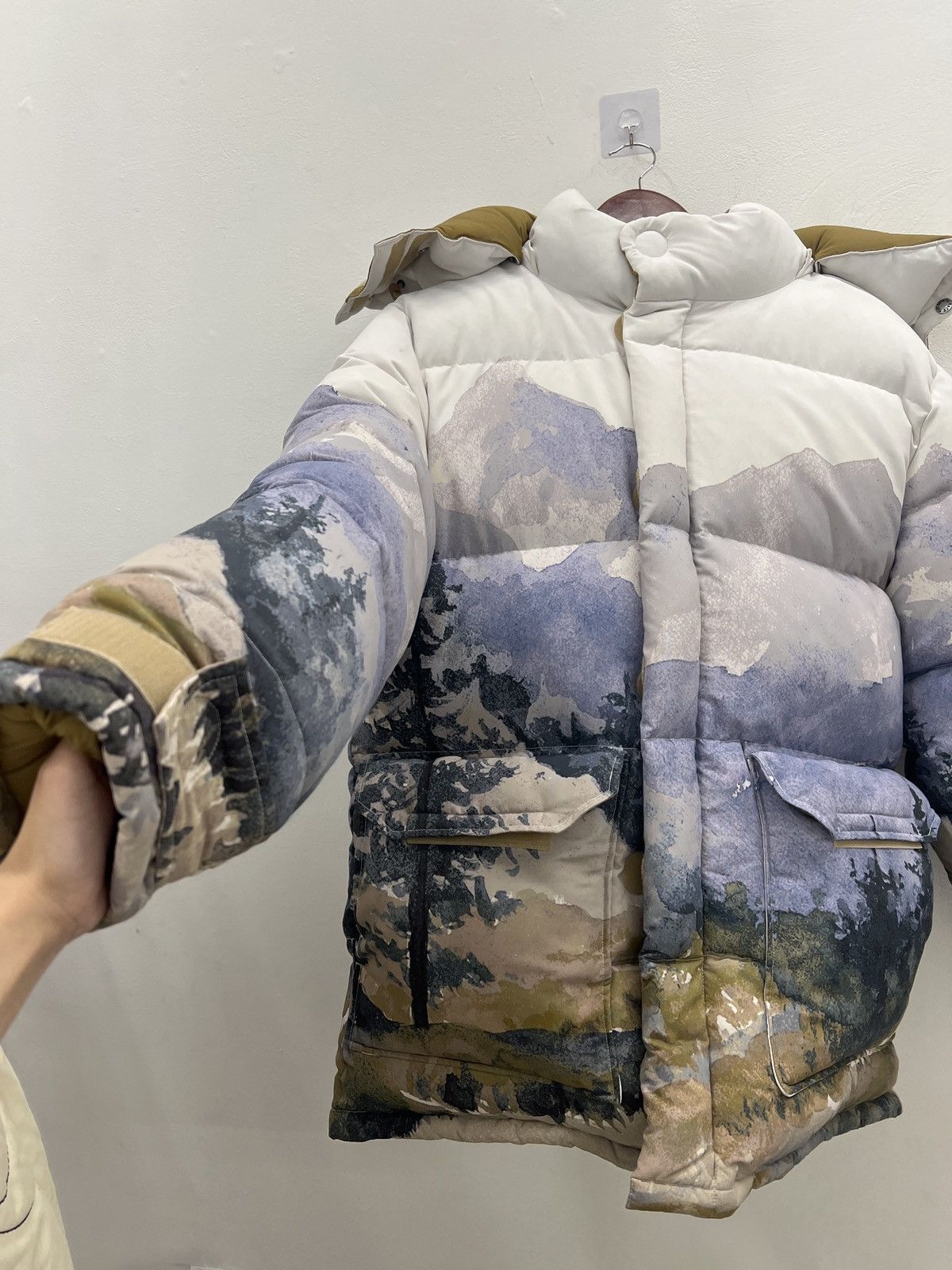 Gucci × The North Face GUCCI THE NORTH FACE Print Down Quilt Puffer Parka Jacket Size US L / EU 52-54 / 3 - 2 Thumbnail