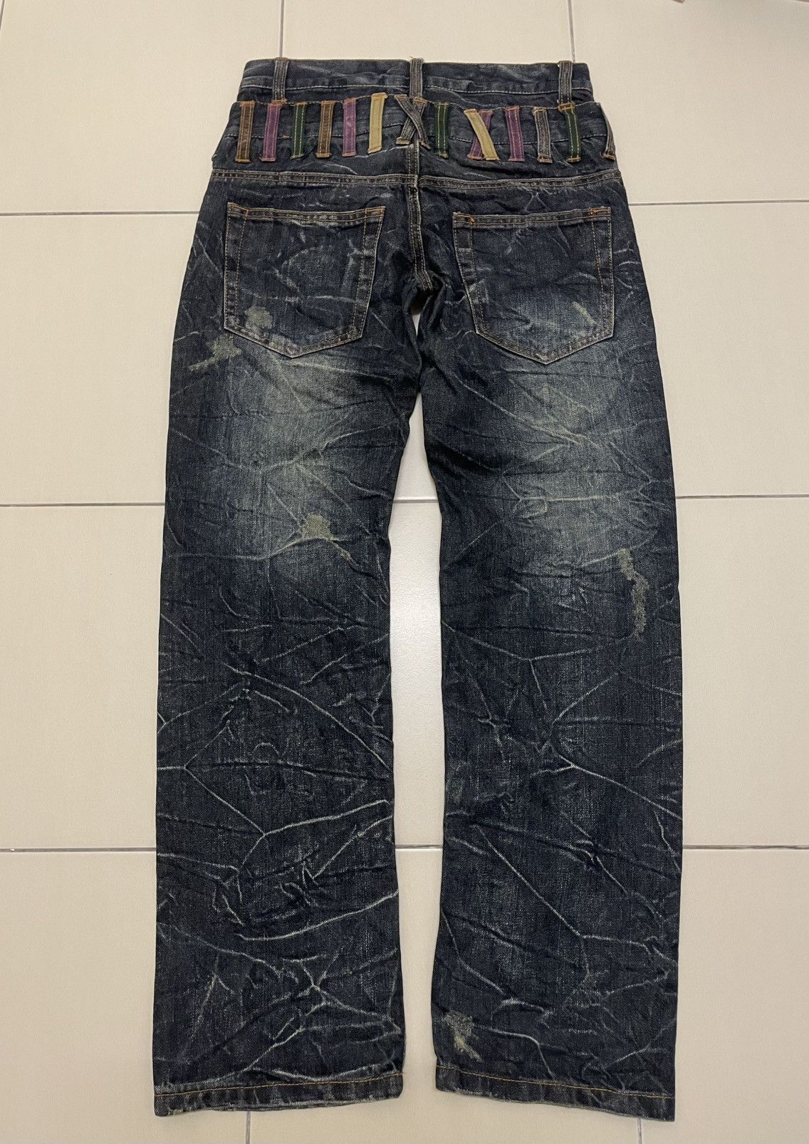 Japanese Brand Nylaus Clothing Double Waist Jeans Size US 28 / EU 44 - 4 Thumbnail