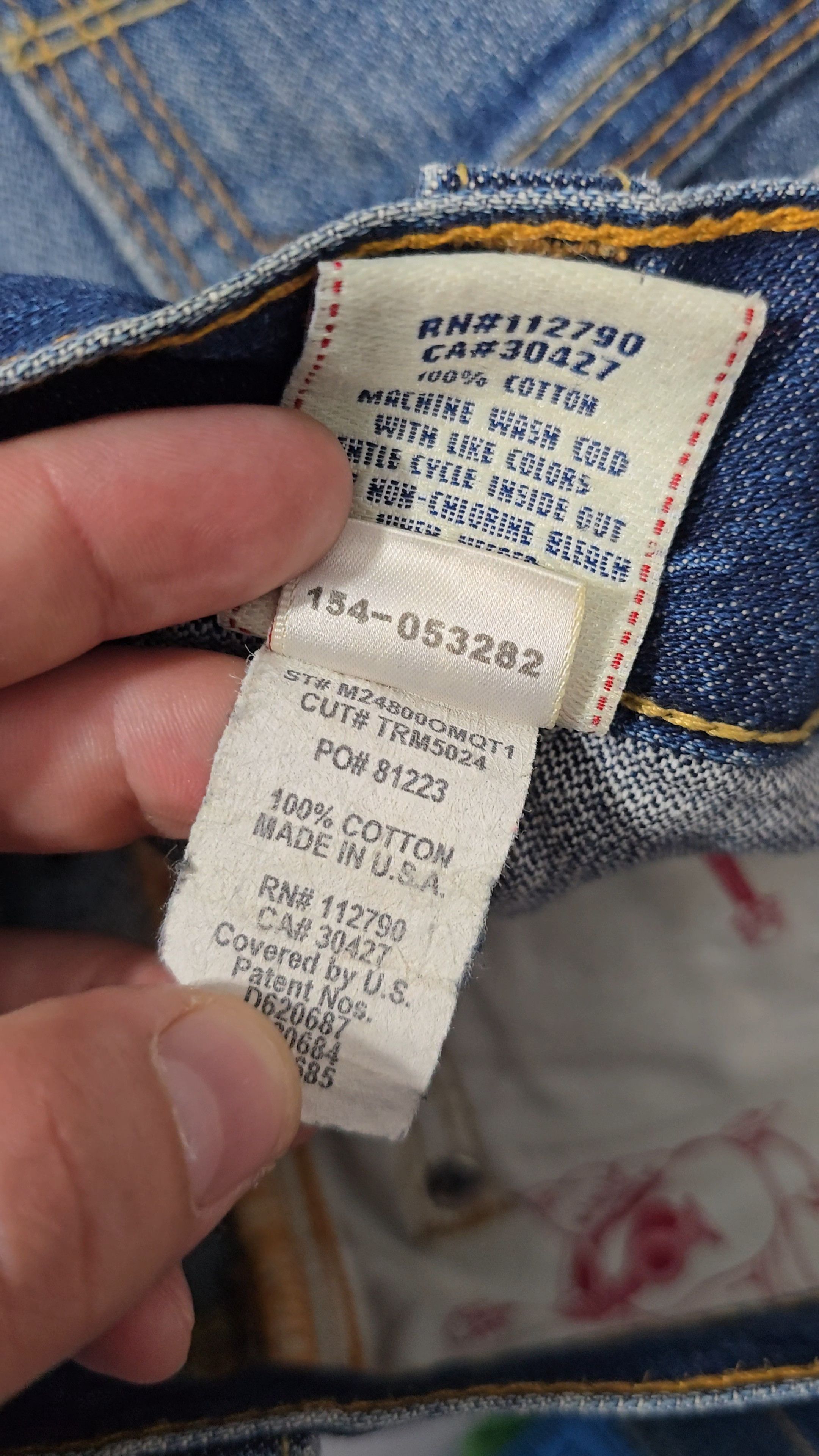 True Religion TRUE True Religion VINTAGE ,Bobby QT jeans w33 made in USA Size US 33 - 14 Thumbnail