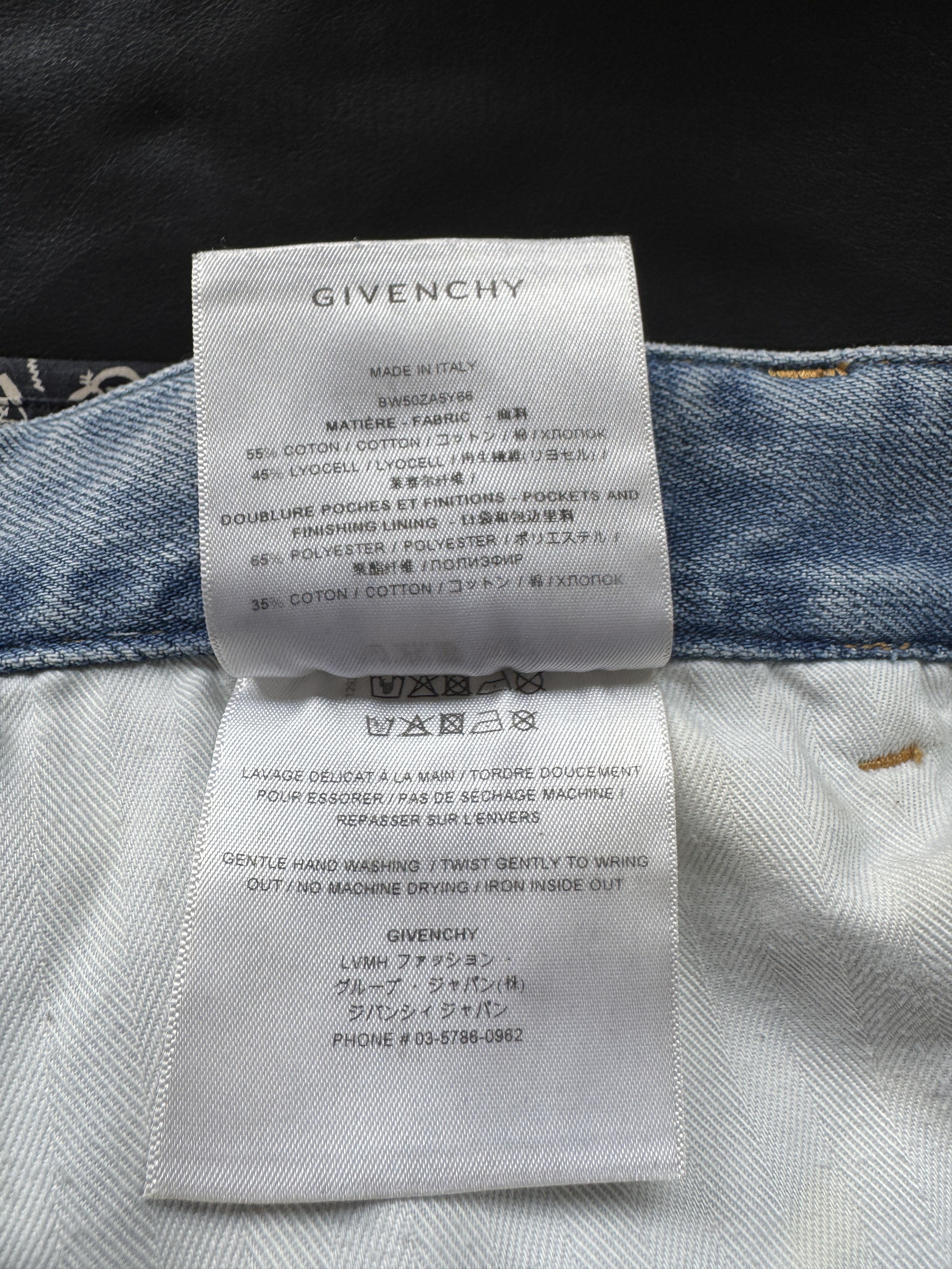 Givenchy Gabba Distressed Jeans Size US 26 / EU 42 - 24 Thumbnail