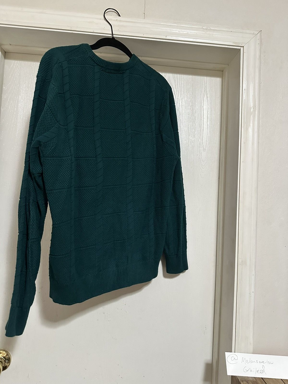 Supreme Supreme Jacquard Sweater - Medium, Green Size US M / EU 48-50 / 2 - 2 Thumbnail
