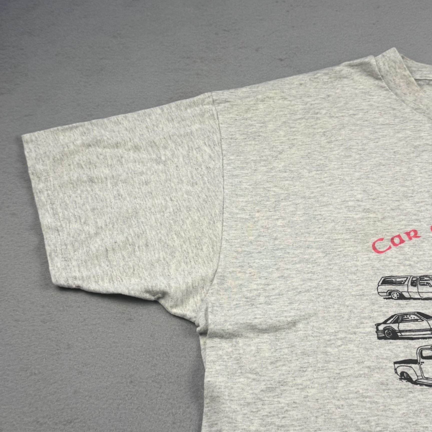 Hanes Vintage Native Cruz Car Truck Show Shirt Mens XL Gray Chinle Arizona 1998 90s Size US XL / EU 56 / 4 - 3 Thumbnail