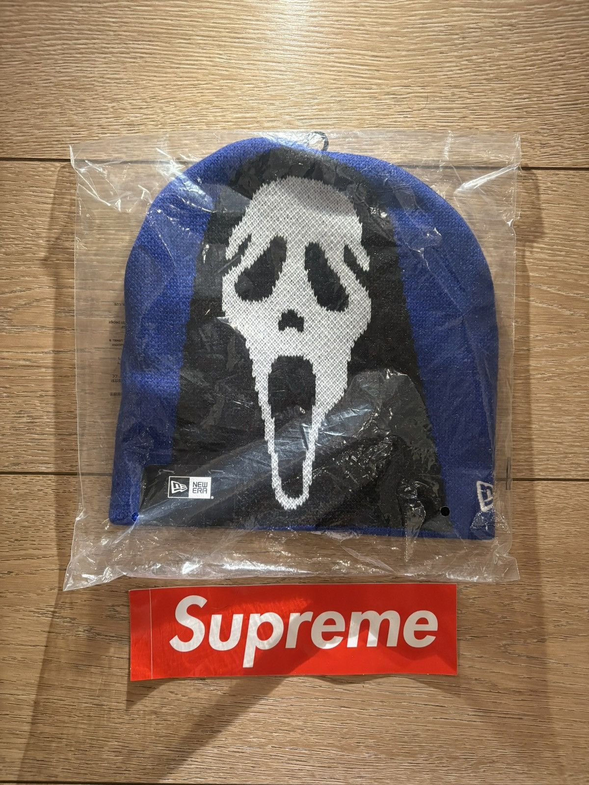 New Era × Supreme Supreme x New Era® Ghostface® Beanie - Blue Size ONE SIZE - 1 Thumbnail
