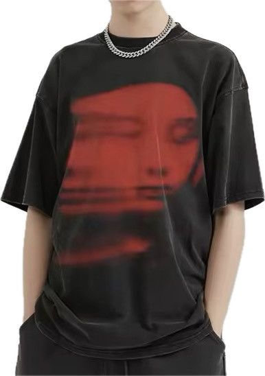 Vintage Red Phantoms Printed Vintage Oversized T-Shirt Size US M / EU 48-50 / 2 - 2 Thumbnail