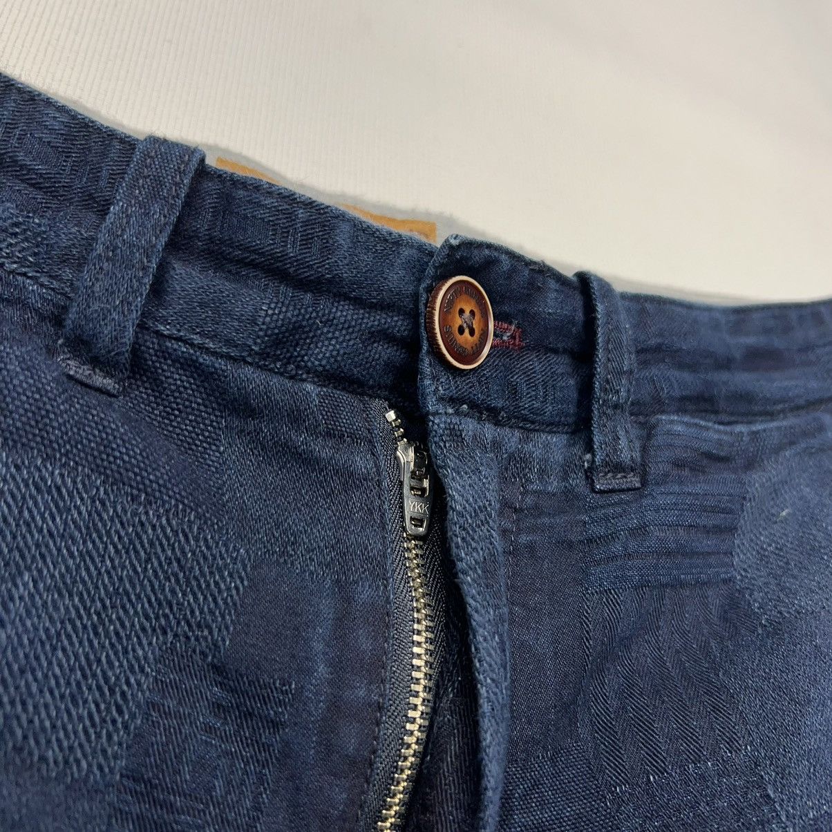 Other Nifty Genius Pants Blue Patch Chino Dress Button Navy Casual Size US 28 / EU 44 - 6 Thumbnail