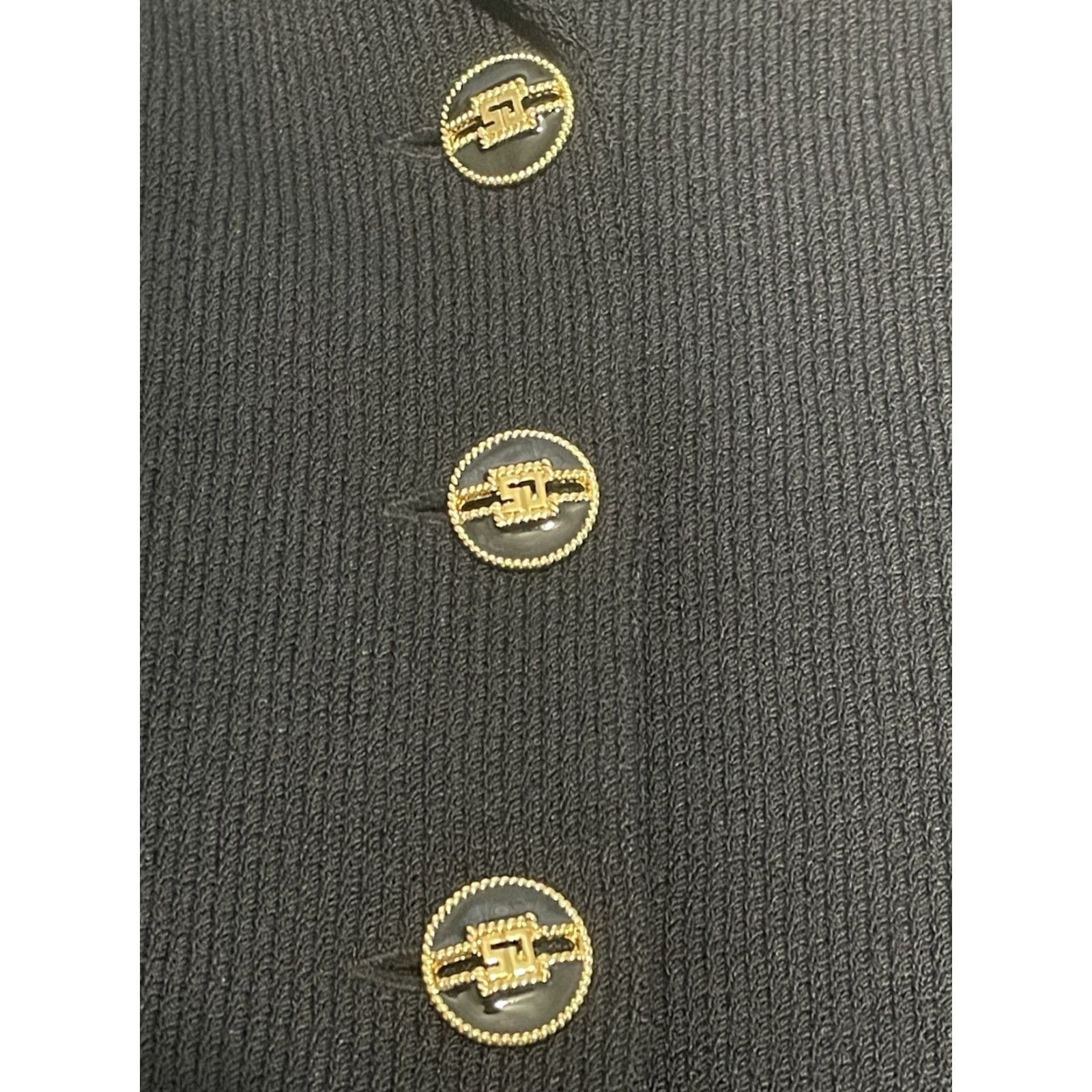 St. John St. John Collection Jacket Blazer Knit Black Size 6 Womens Classic Designer Old Money Knit Suit Jacket Size M / US 6-8 / IT 42-44 - 2 Thumbnail