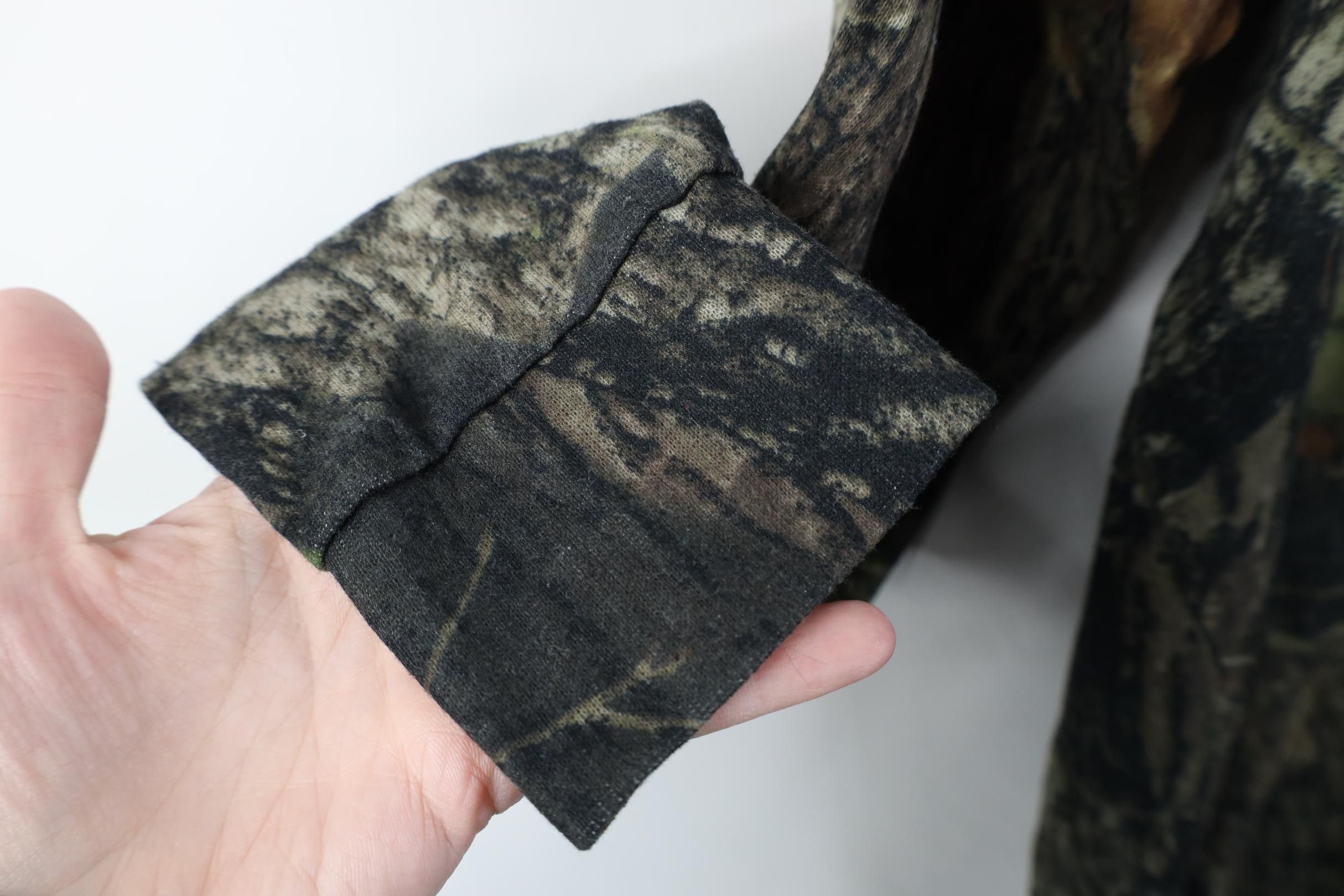 Vintage Vintage 90s Streetwear Mossy Oak Camouflage Thermal T-Shirt Size US XXL / EU 58 / 5 - 6 Thumbnail