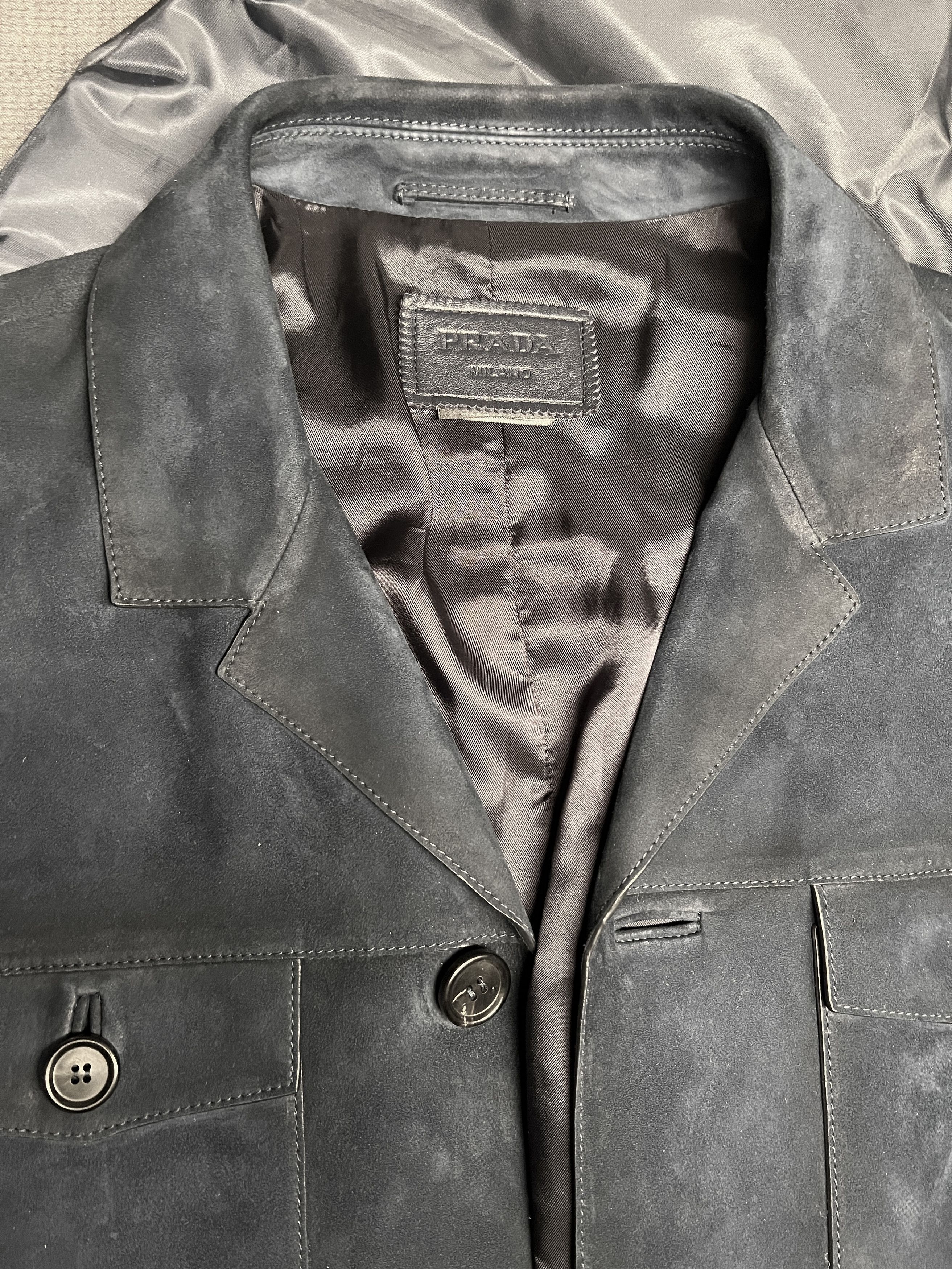 BURNISHED NAPPA SUEDE LEATHER TRUCKER